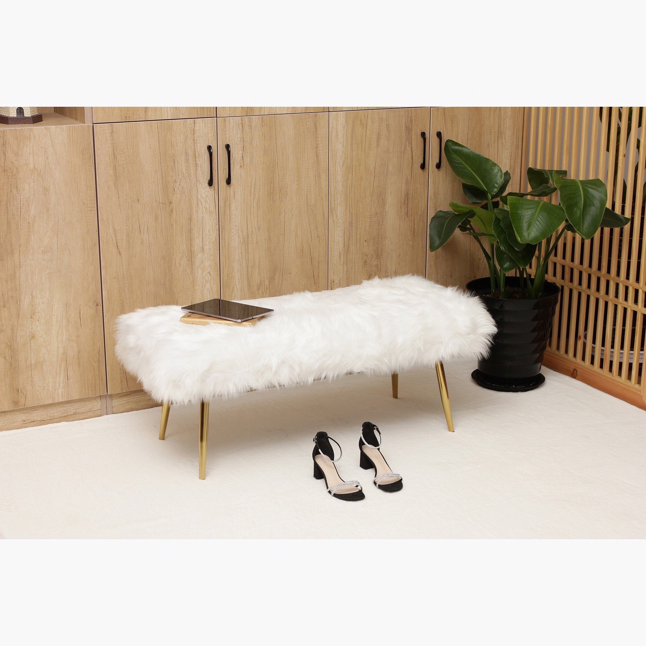 Forma Fur Bench-hbxfurniture-sofasandarmchairs-benches-image-1