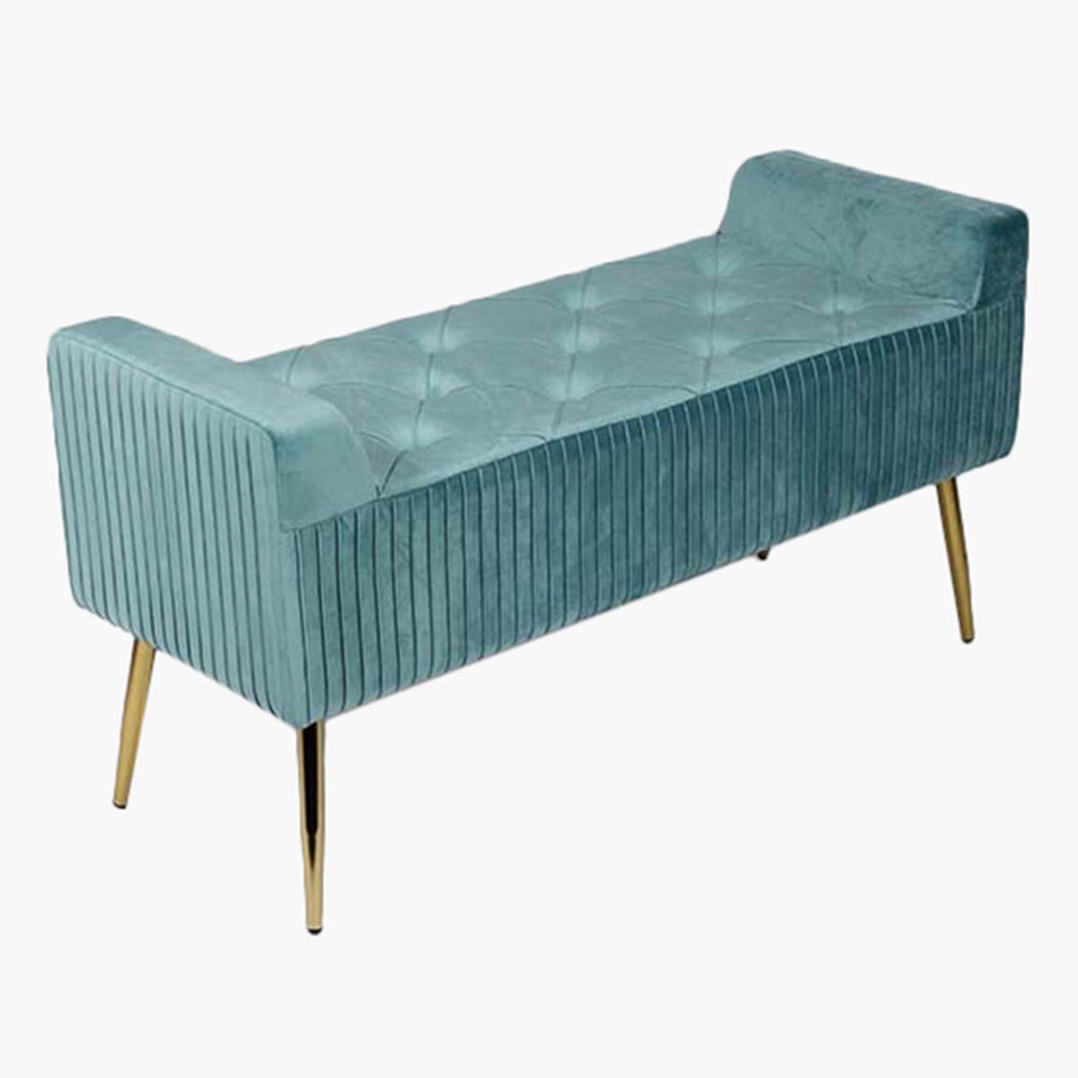 Adeline Velvet Bench-hbxfurniture-sofasandarmchairs-benches-image-4