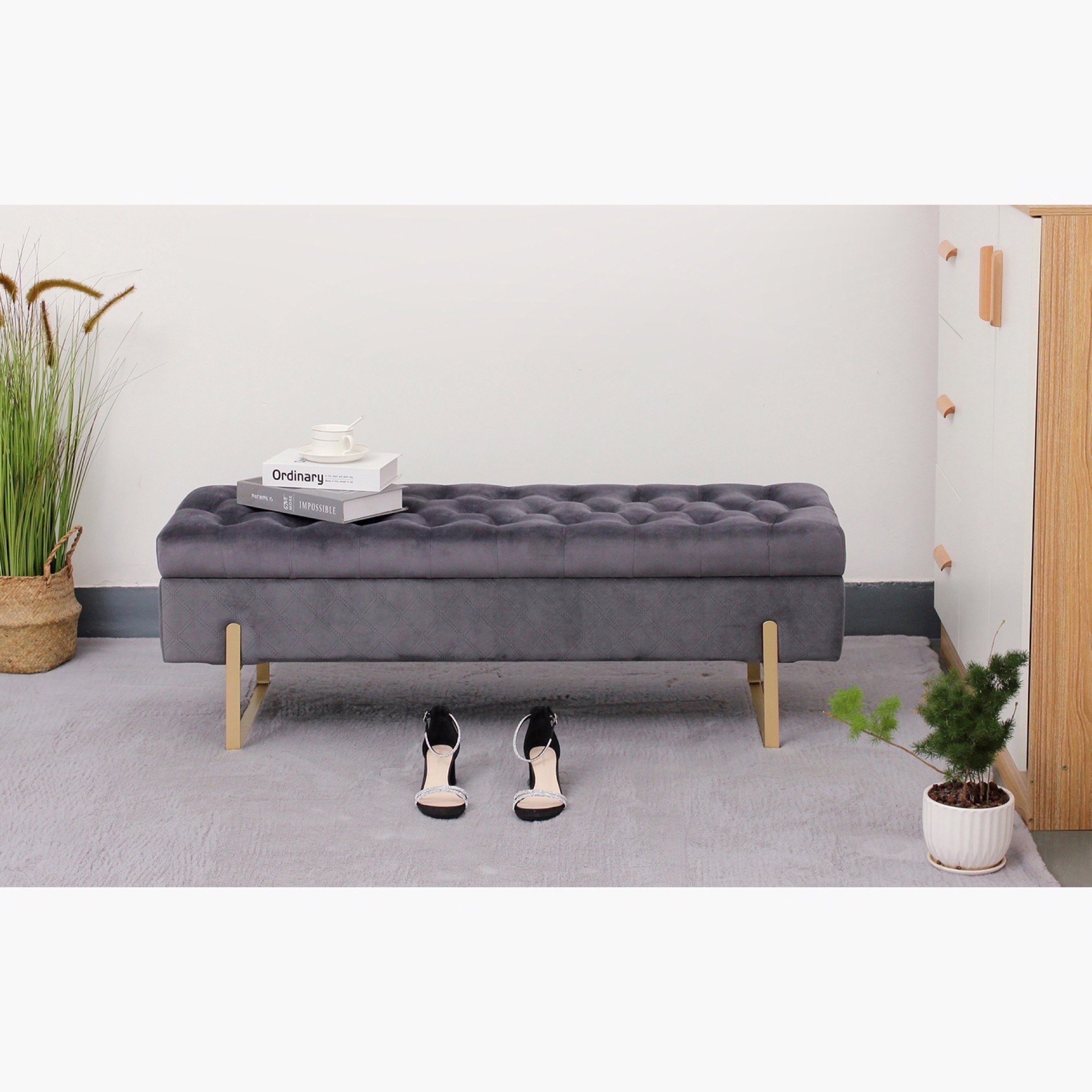 مقعد بنش بوحدة تخزين من دارلا-hbxfurniture-sofasandarmchairs-benches-image-1