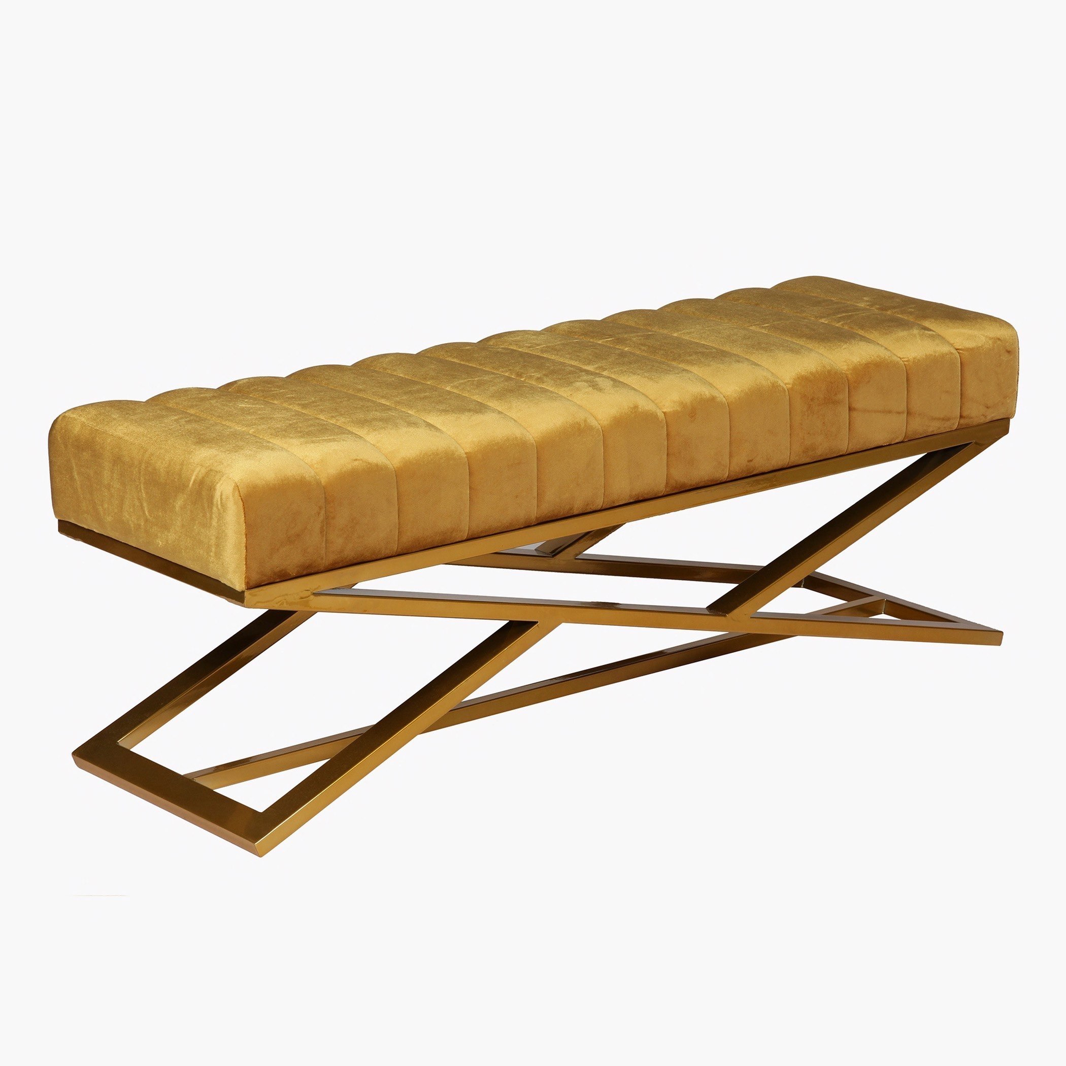 مقعد بنش مخملي من مارلو-hbxfurniture-sofasandarmchairs-benches-image-3