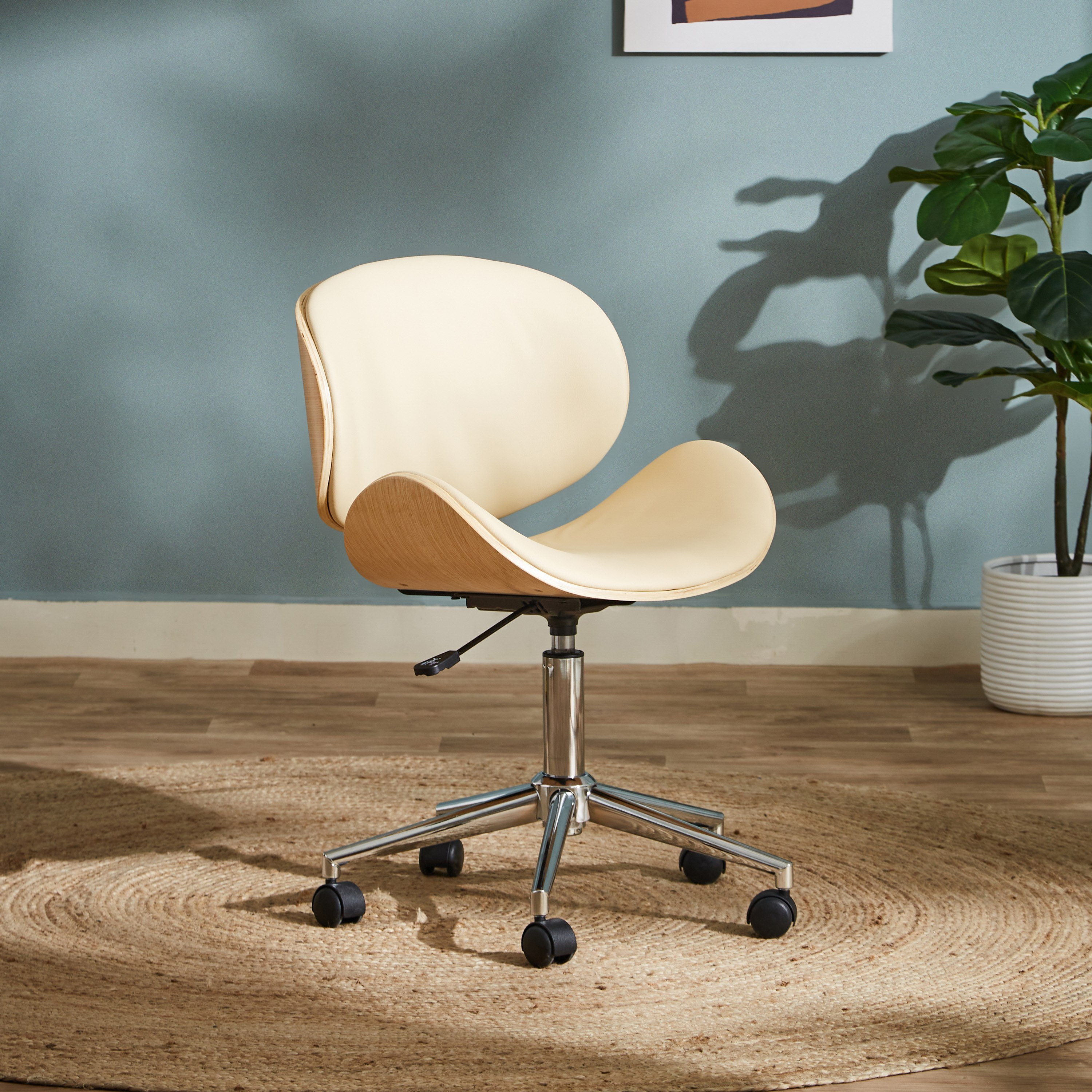 كرسي مكتب خشب مصبوب من إنديانا-hbxfurniture-kidsroom-studychairs-image-1