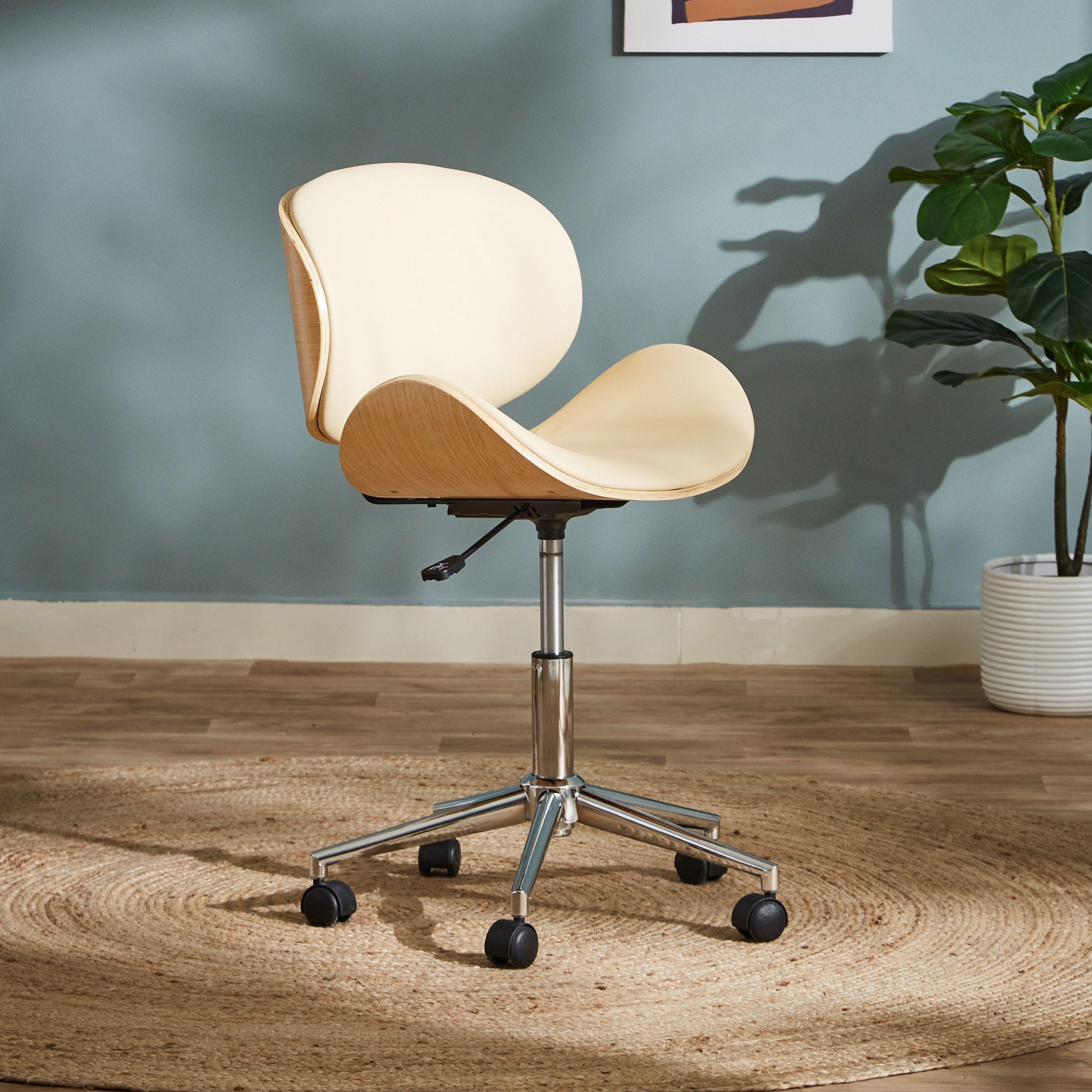 كرسي مكتب خشب مصبوب من إنديانا-hbxfurniture-kidsroom-studychairs-image-2