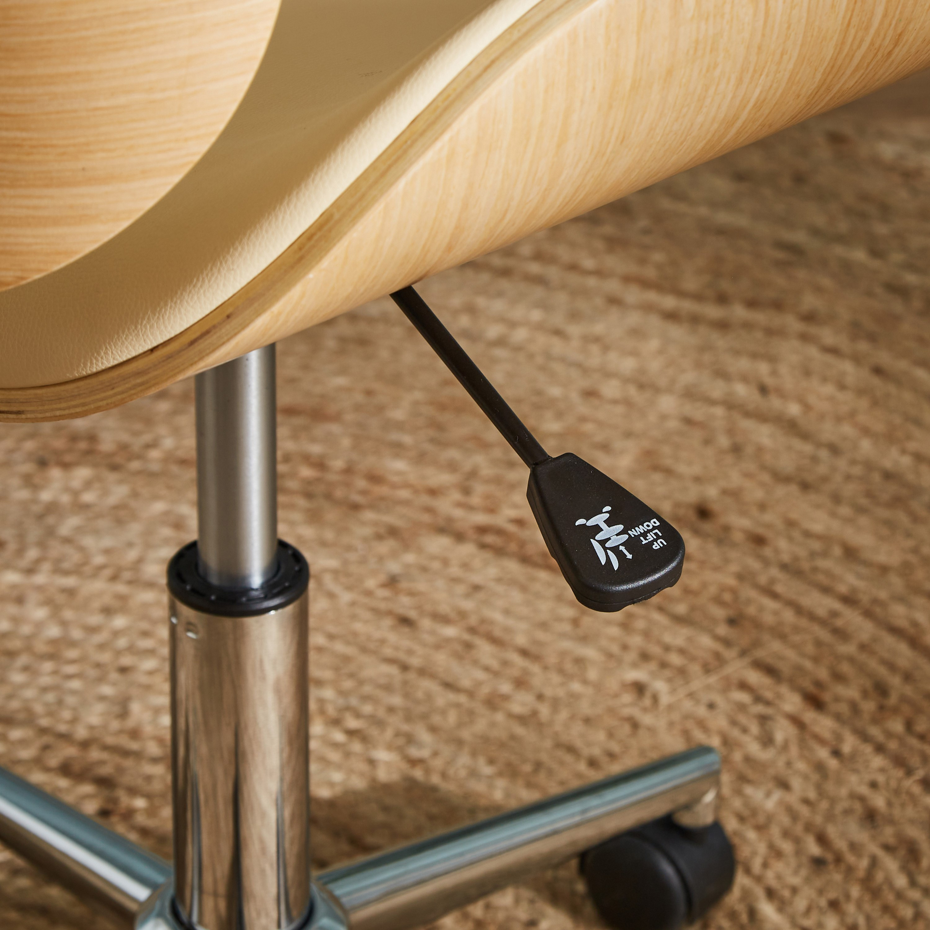 كرسي مكتب خشب مصبوب من إنديانا-hbxfurniture-kidsroom-studychairs-image-4