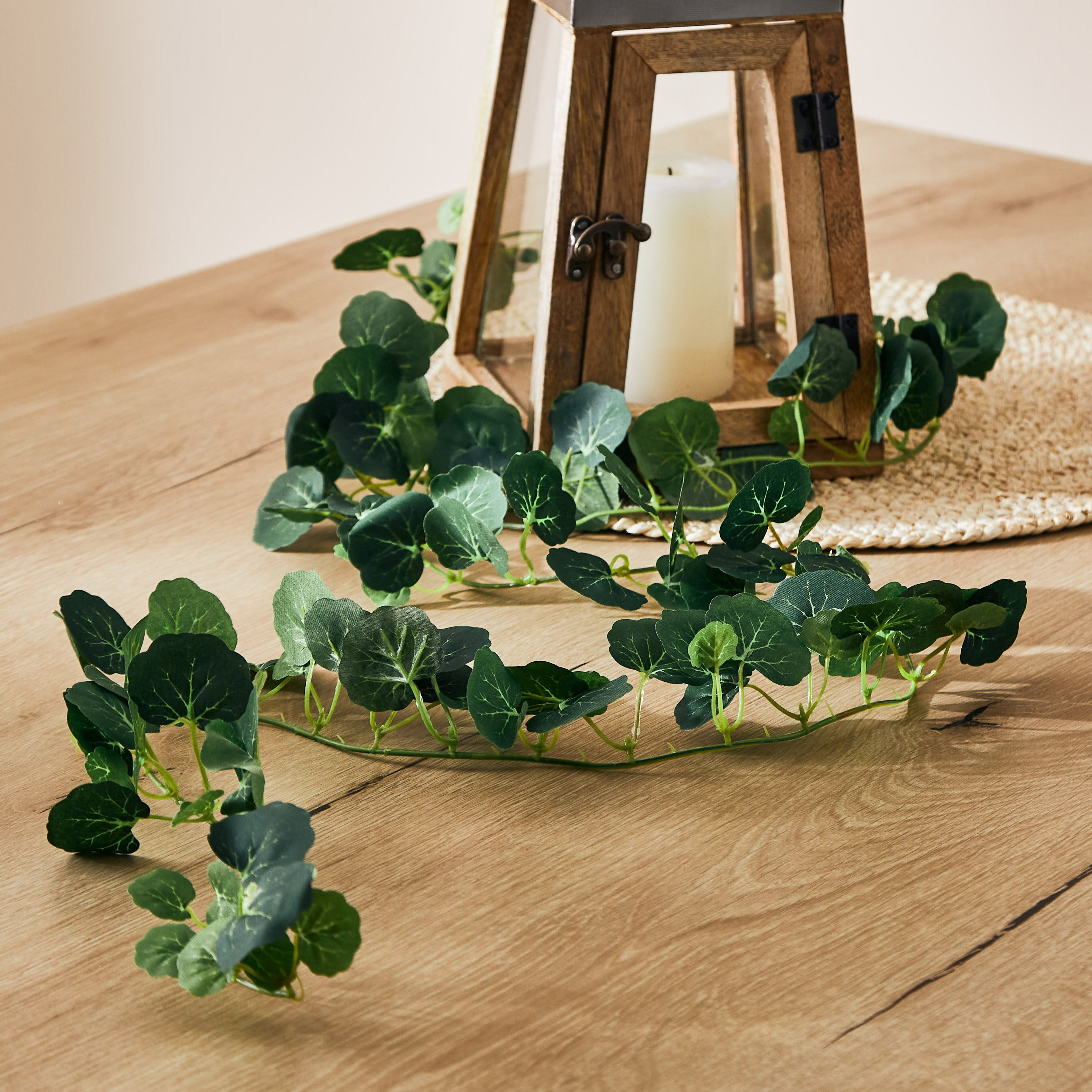 إكليل بتصميم ورق شجر مستدير من إدينيك - 180 سم-hbxdecorandfurnishings-homeaccessories-artificialflowersandplants-image-3