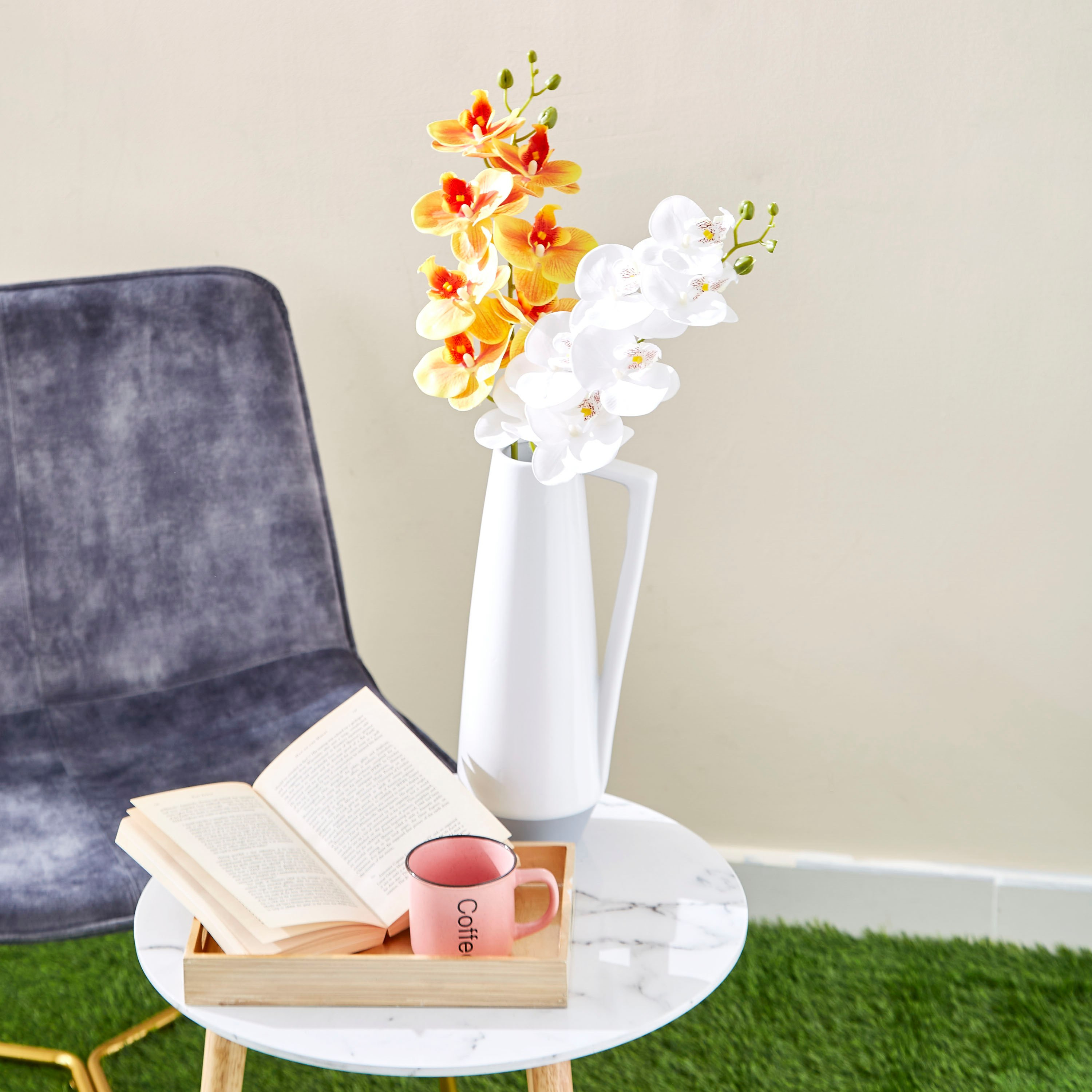 غصن أوركيد بـ9 رؤوس من آريا - 95 سم-hbxdecorandfurnishings-homeaccessories-artificialflowersandplants-image-3