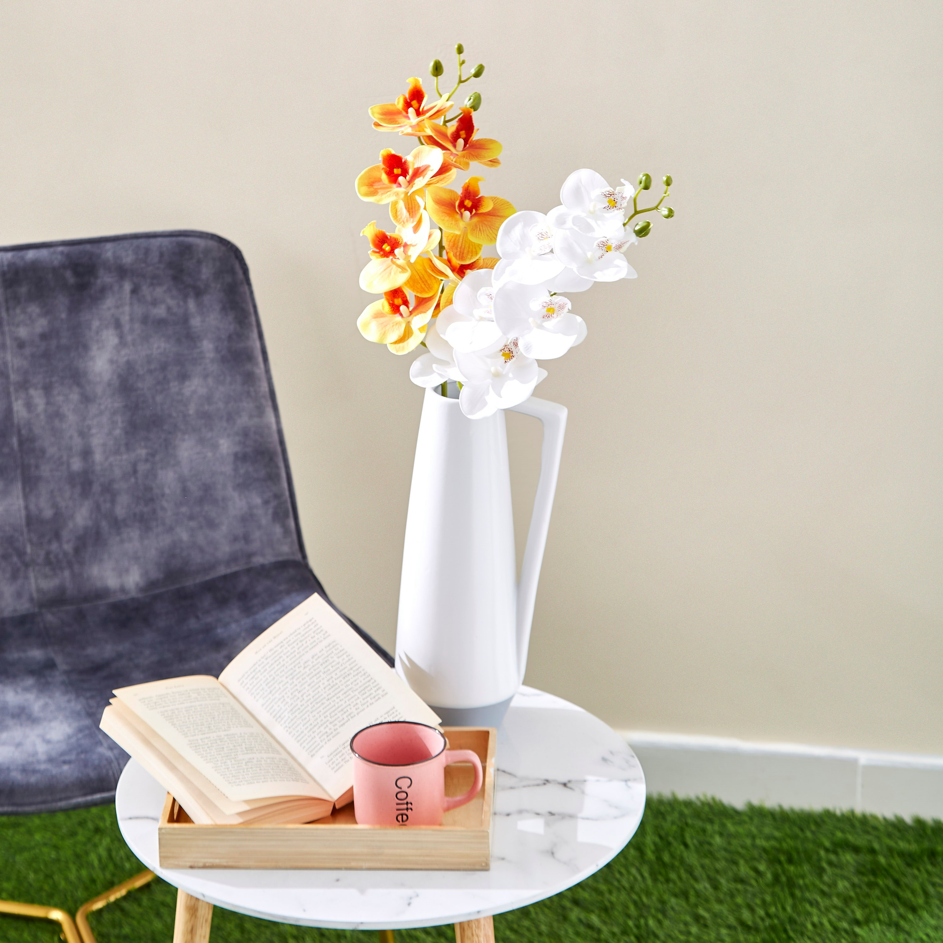 ساق نبات أوركيد بـ7 رؤوس من آريا - 77 سم-hbxdecorandfurnishings-homeaccessories-artificialflowersandplants-image-3