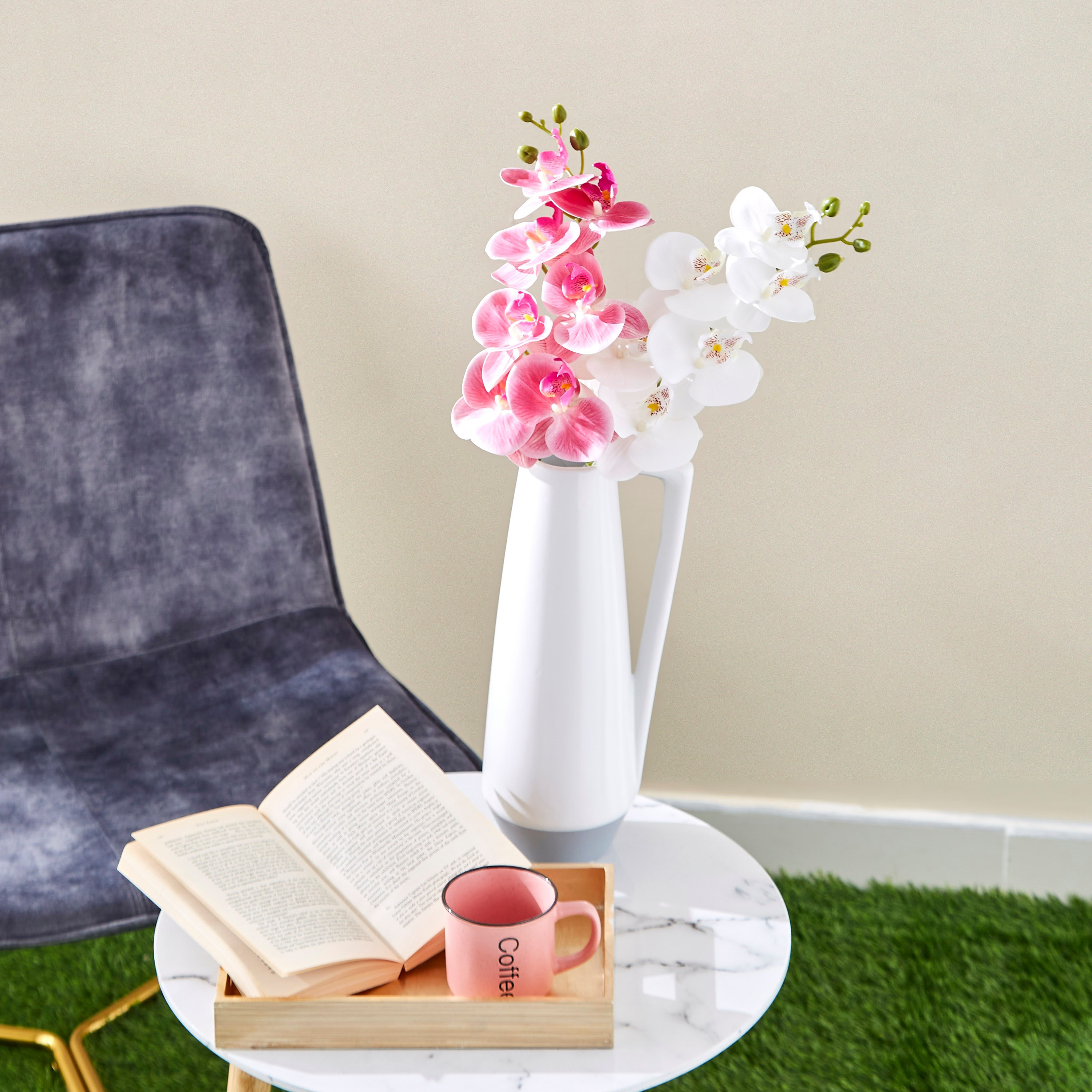 غصن أوركيد بـ 7 رؤوس من آريا - 77 سم-hbxdecorandfurnishings-homeaccessories-artificialflowersandplants-image-3