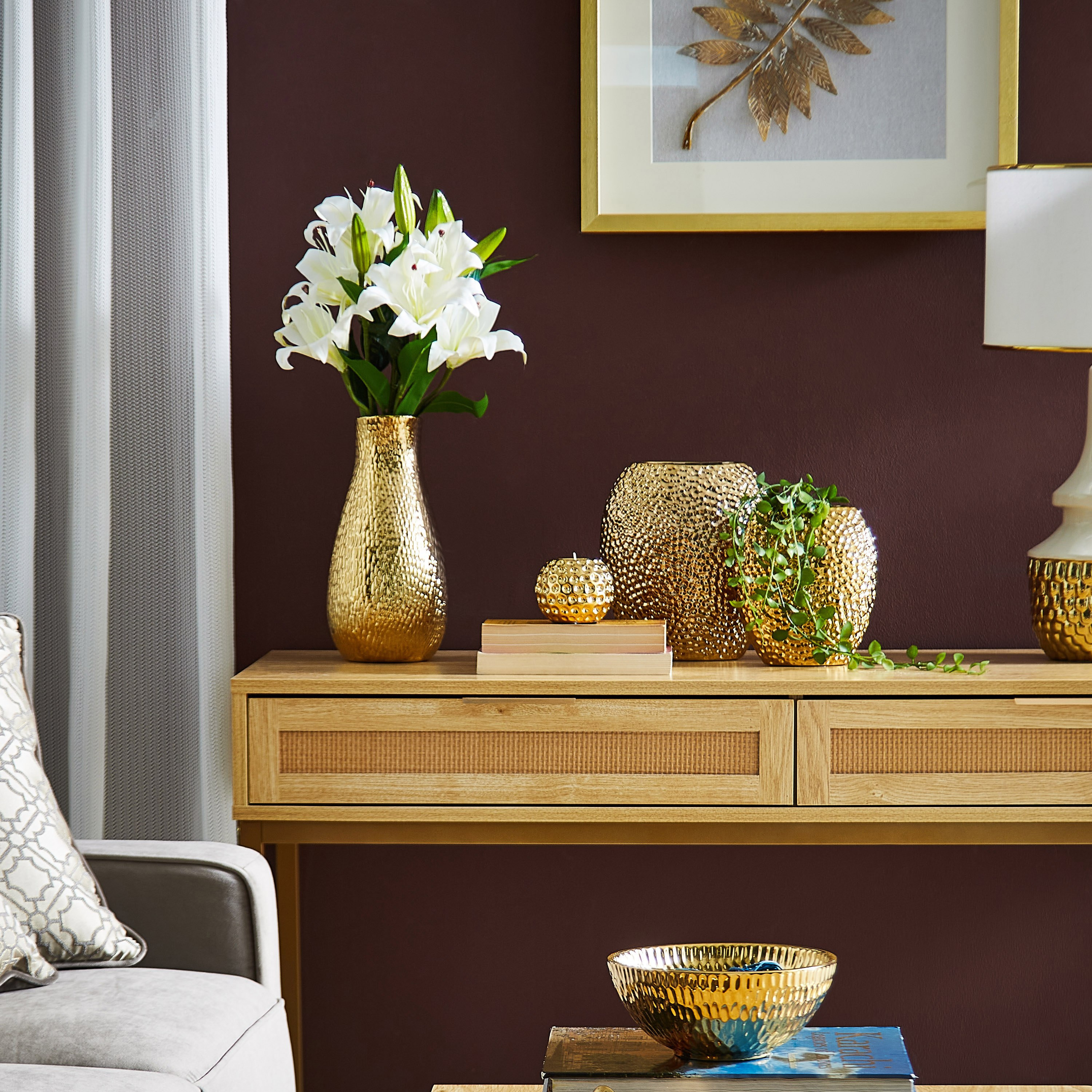 جذع زهري 7 رؤوس - 57 سم من آريا-hbxdecorandfurnishings-homeaccessories-artificialflowersandplants-image-3
