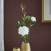 Aria 3-Head Velvet Rose Stem - 76 cm-Artificial Flowers and Plants-thumbnail-0
