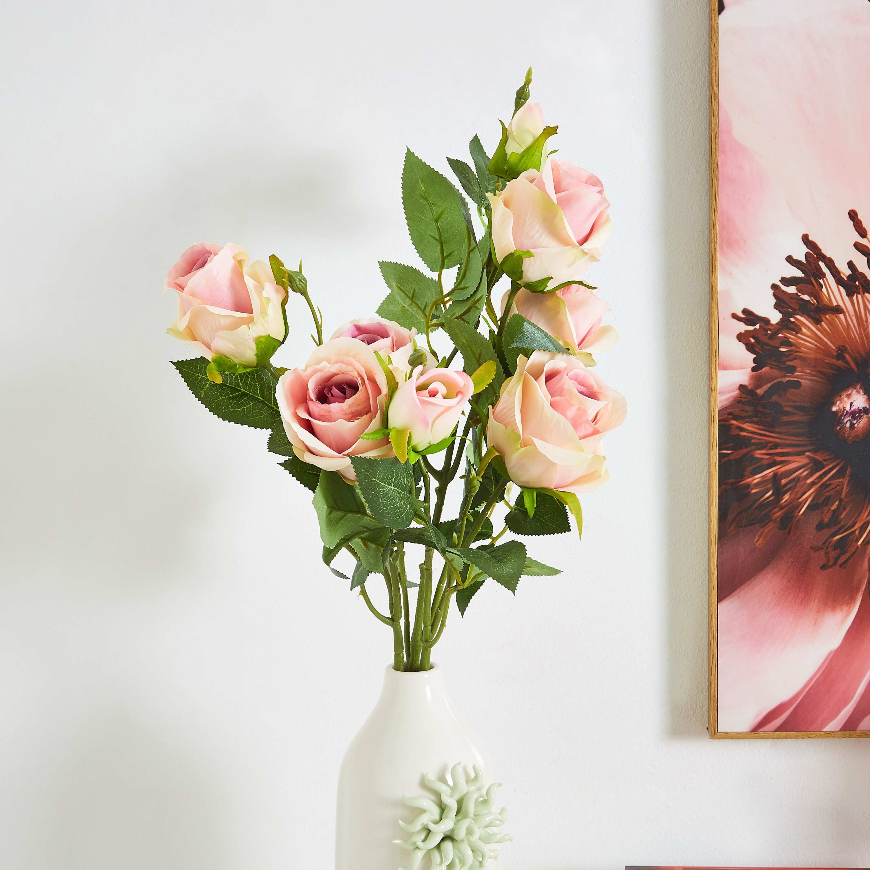 جذع باقة ورد بـ8 رؤوس من ليدا - 53 سم-hbxdecorandfurnishings-homeaccessories-artificialflowersandplants-image-1