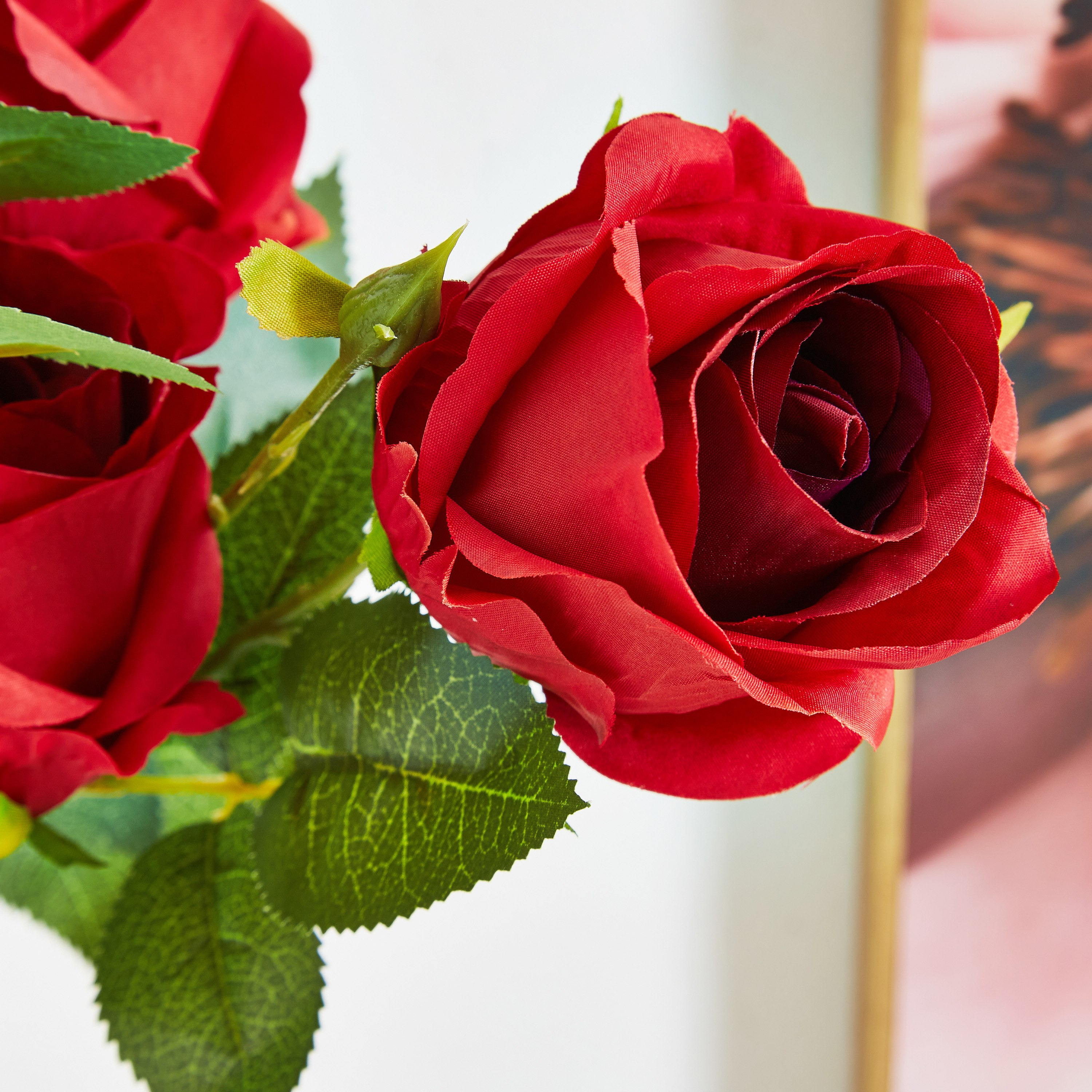 جذع باقة ورد بـ8 رؤوس من ليدا - 53 سم-hbxdecorandfurnishings-homeaccessories-artificialflowersandplants-image-2