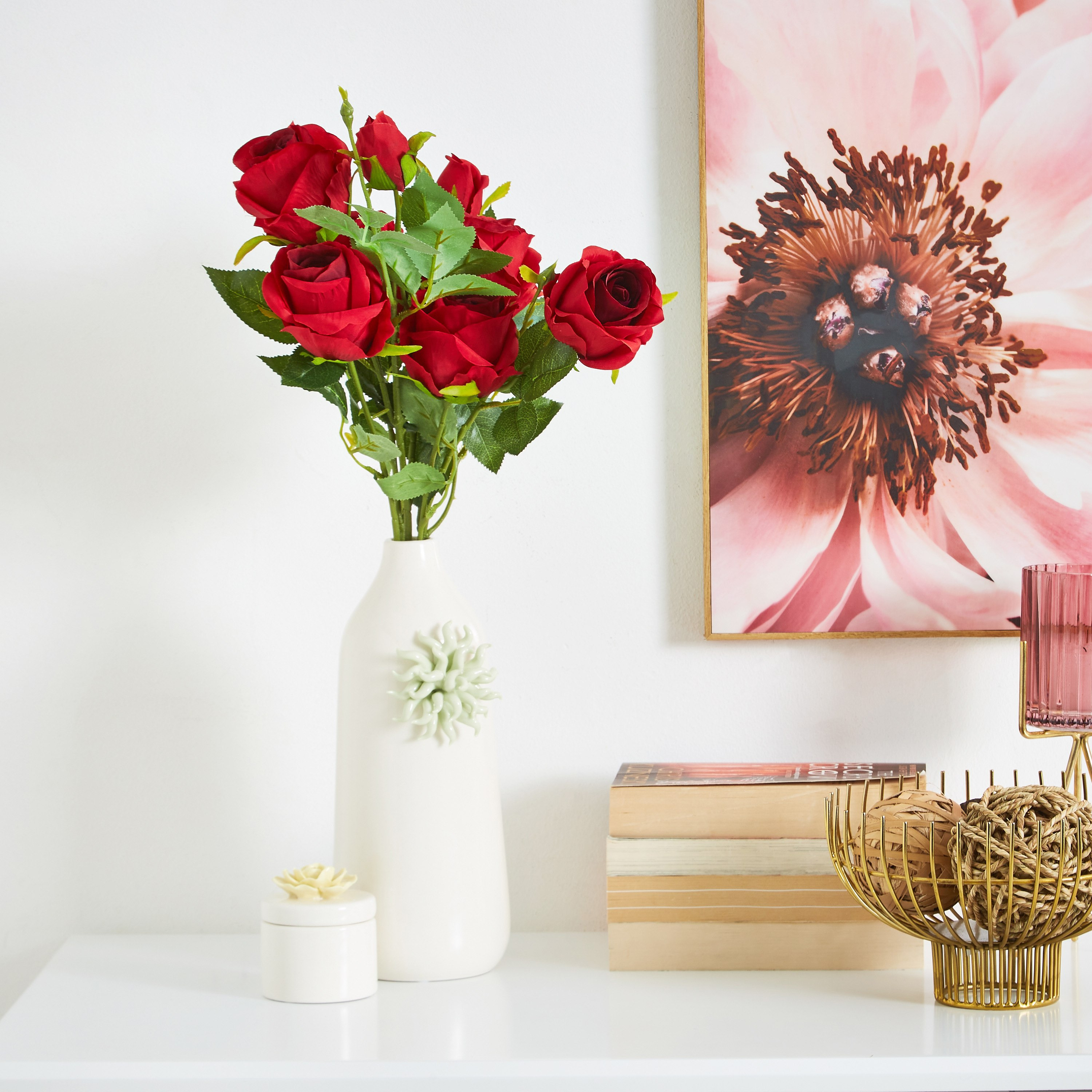 جذع باقة ورد بـ8 رؤوس من ليدا - 53 سم-hbxdecorandfurnishings-homeaccessories-artificialflowersandplants-image-3