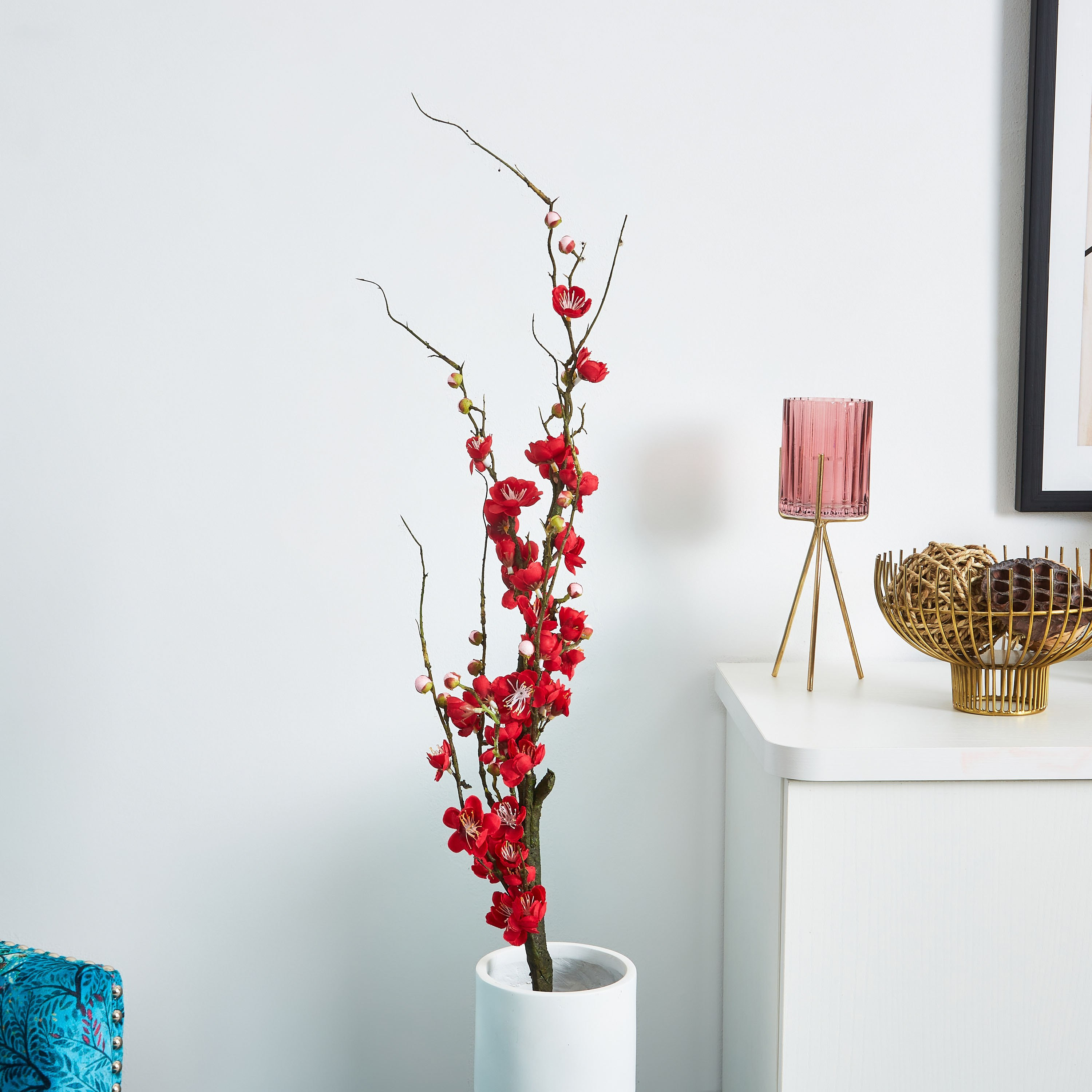 جذع أزهار البرقوق من أريا - 120 سم-hbxdecorandfurnishings-homeaccessories-artificialflowersandplants-image-1
