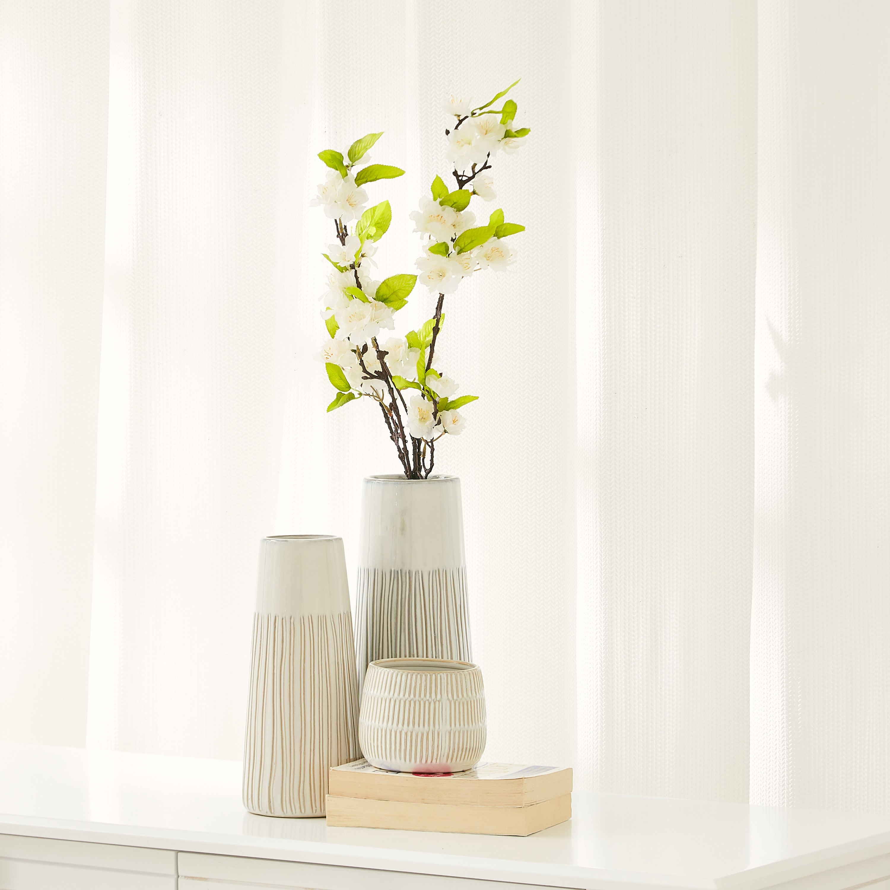 زهرة شيري بلسوم من آريا - 90 سم-hbxdecorandfurnishings-homeaccessories-artificialflowersandplants-image-3