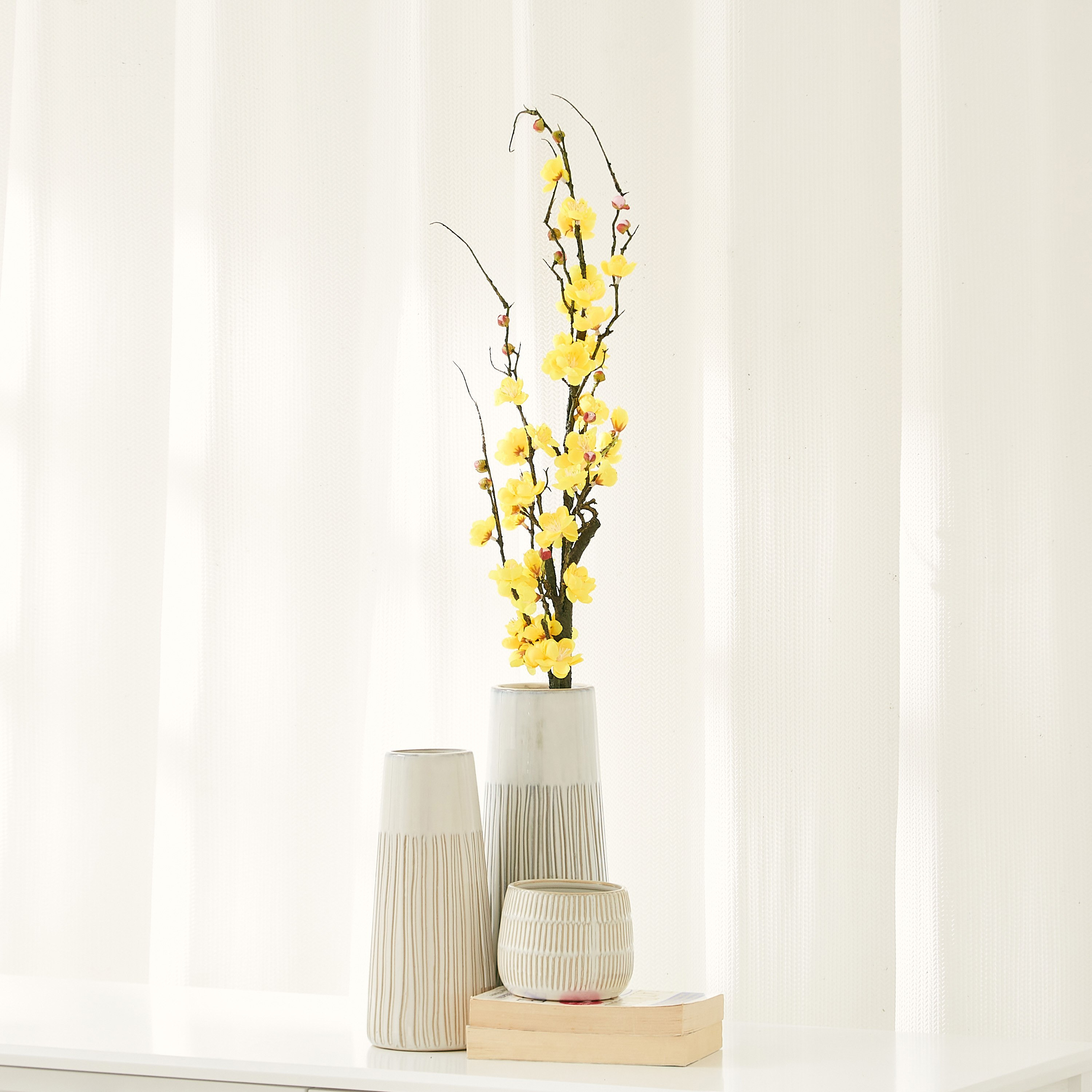 زهر نبات البرقوق من آريا - 120 سم-hbxdecorandfurnishings-homeaccessories-artificialflowersandplants-image-3