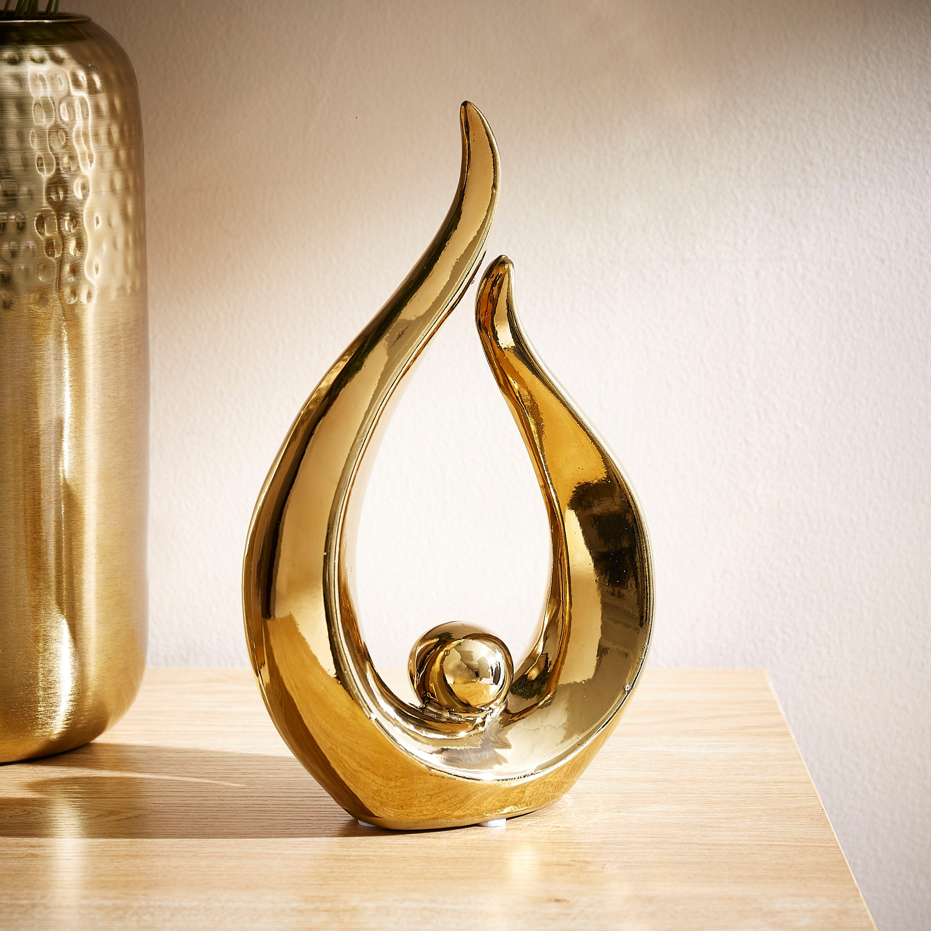 تمثال تجريدي سيراميك كبير من إلينا - 15.5x6.5x25 سم-hbxhomeware-homedecor-figurinesandornaments-image-1