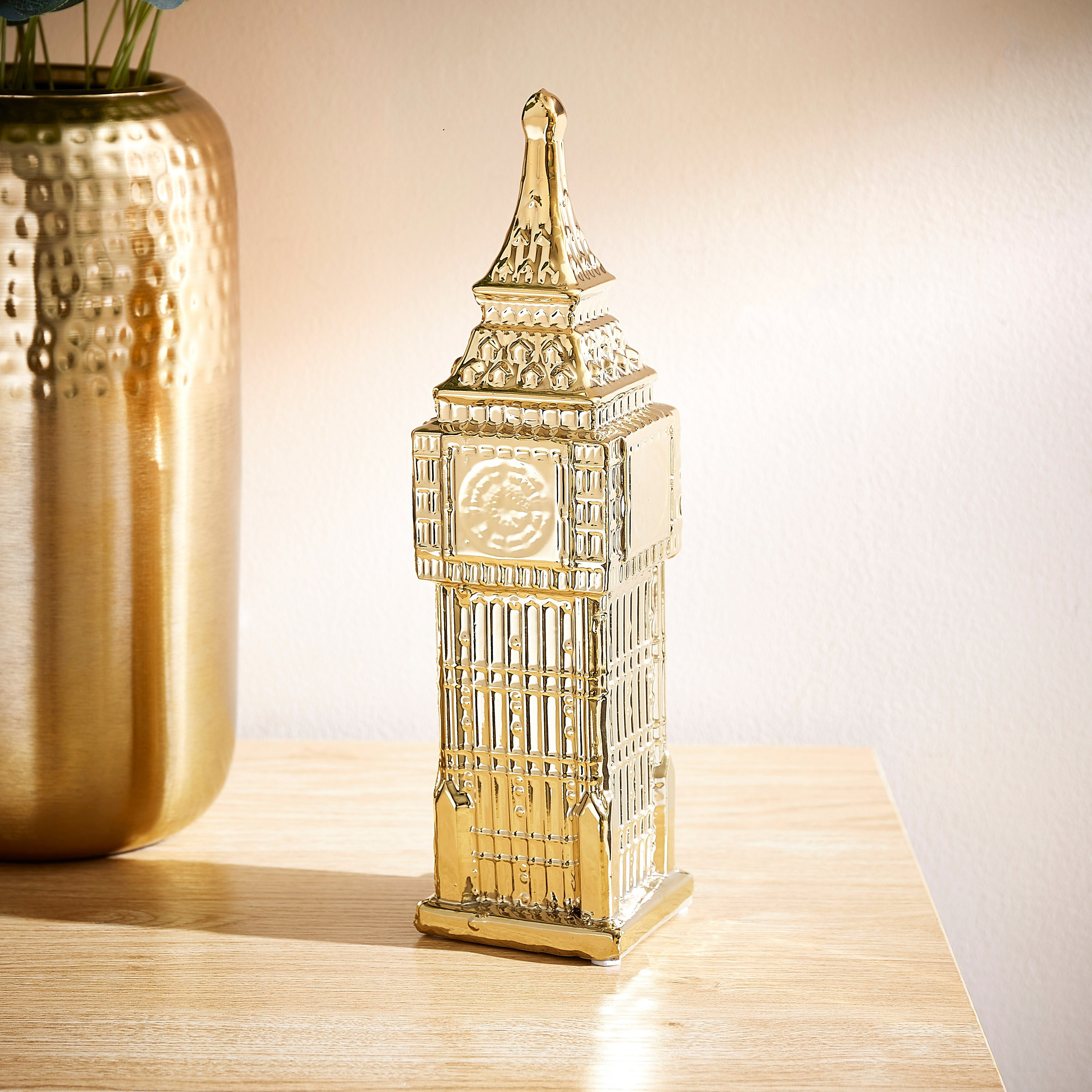 تمثال بيج بن سيراميك من إيلينا - 7.5x7.5x28.5 سم-hbxhomeware-homedecor-figurinesandornaments-image-1
