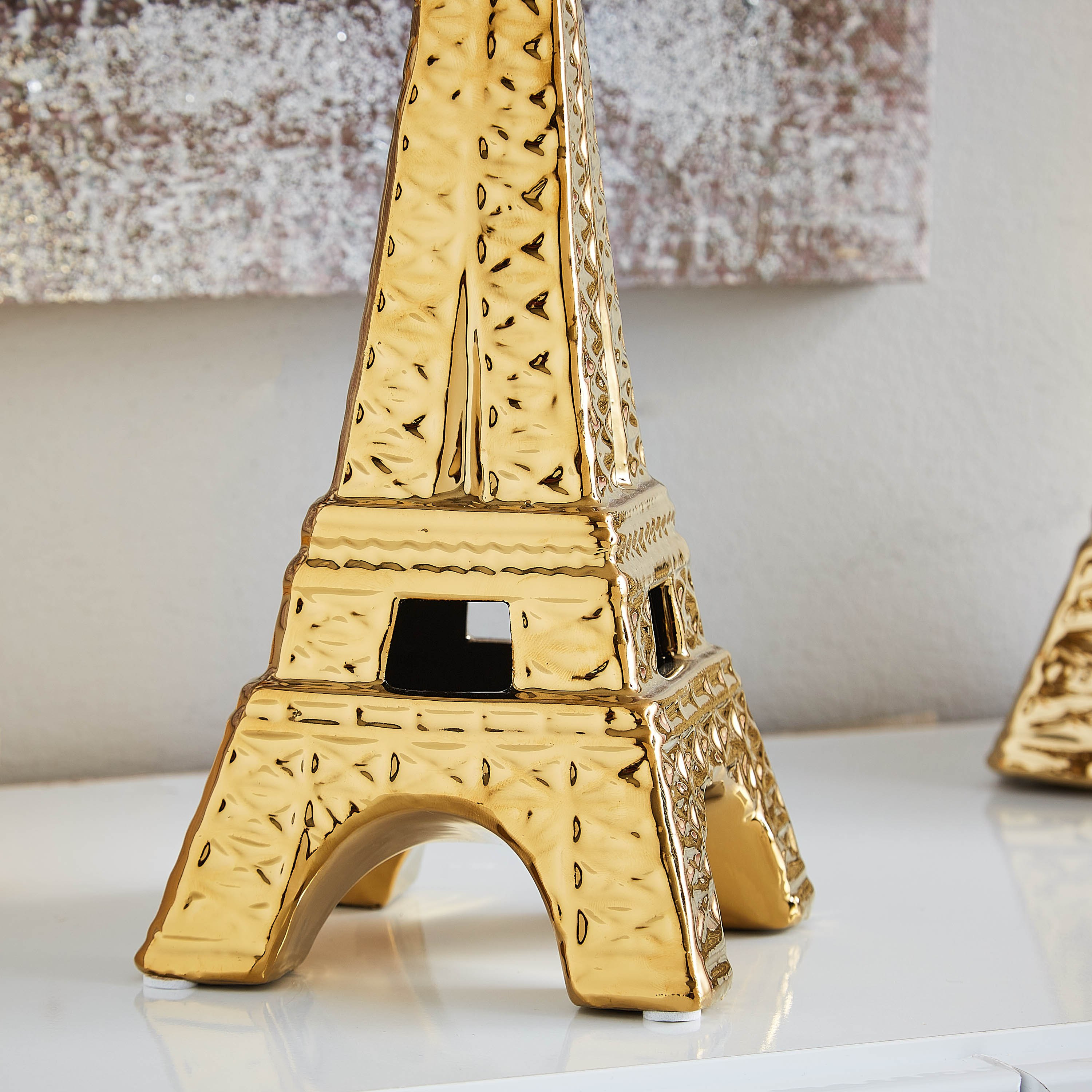 تمثال برج إيفل سيراميك صغير من إلينا - 10.5x10.5x25 سم-hbxhomeware-homedecor-figurinesandornaments-image-2