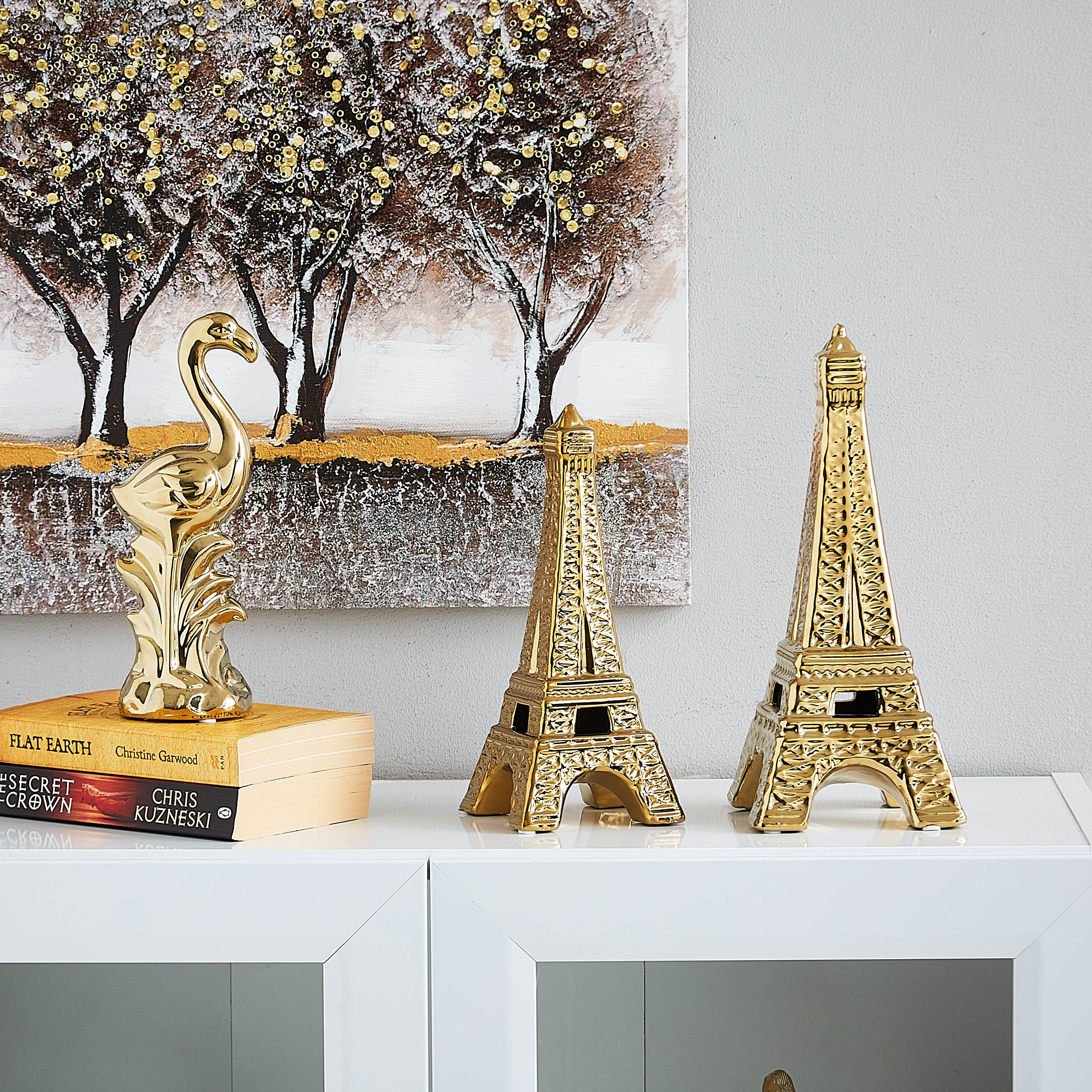 تمثال إيلينا برج إيفل سيراميك كبير من إلينا - 12.5x12.5x30 سم-hbxhomeware-homedecor-figurinesandornaments-image-3