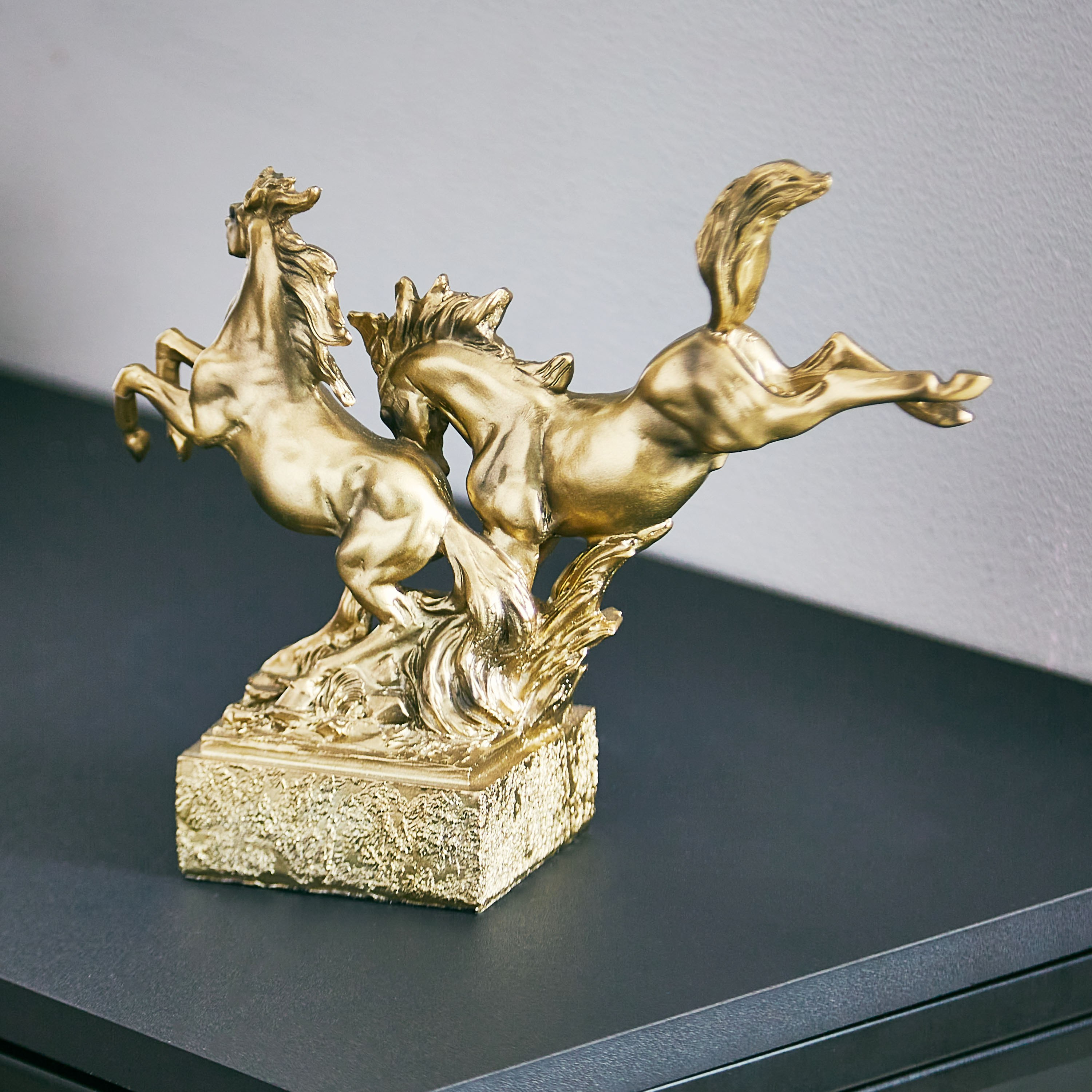 Zoie Polyresin Leaping Horses - 23.3x8x18 cm-hbxhomeware-homedecor-figurinesandornaments-image-2