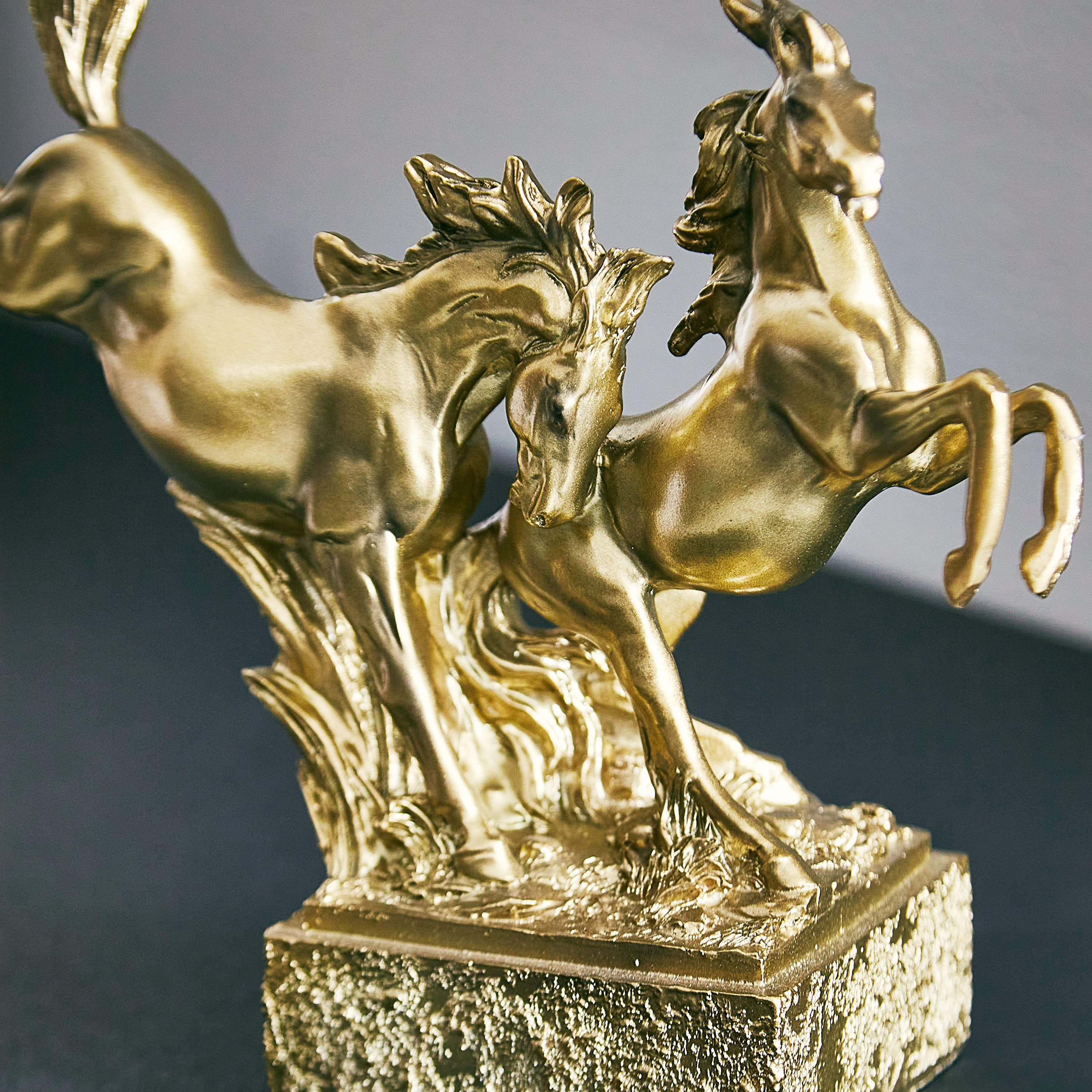 Zoie Polyresin Leaping Horses - 23.3x8x18 cm-hbxhomeware-homedecor-figurinesandornaments-image-3