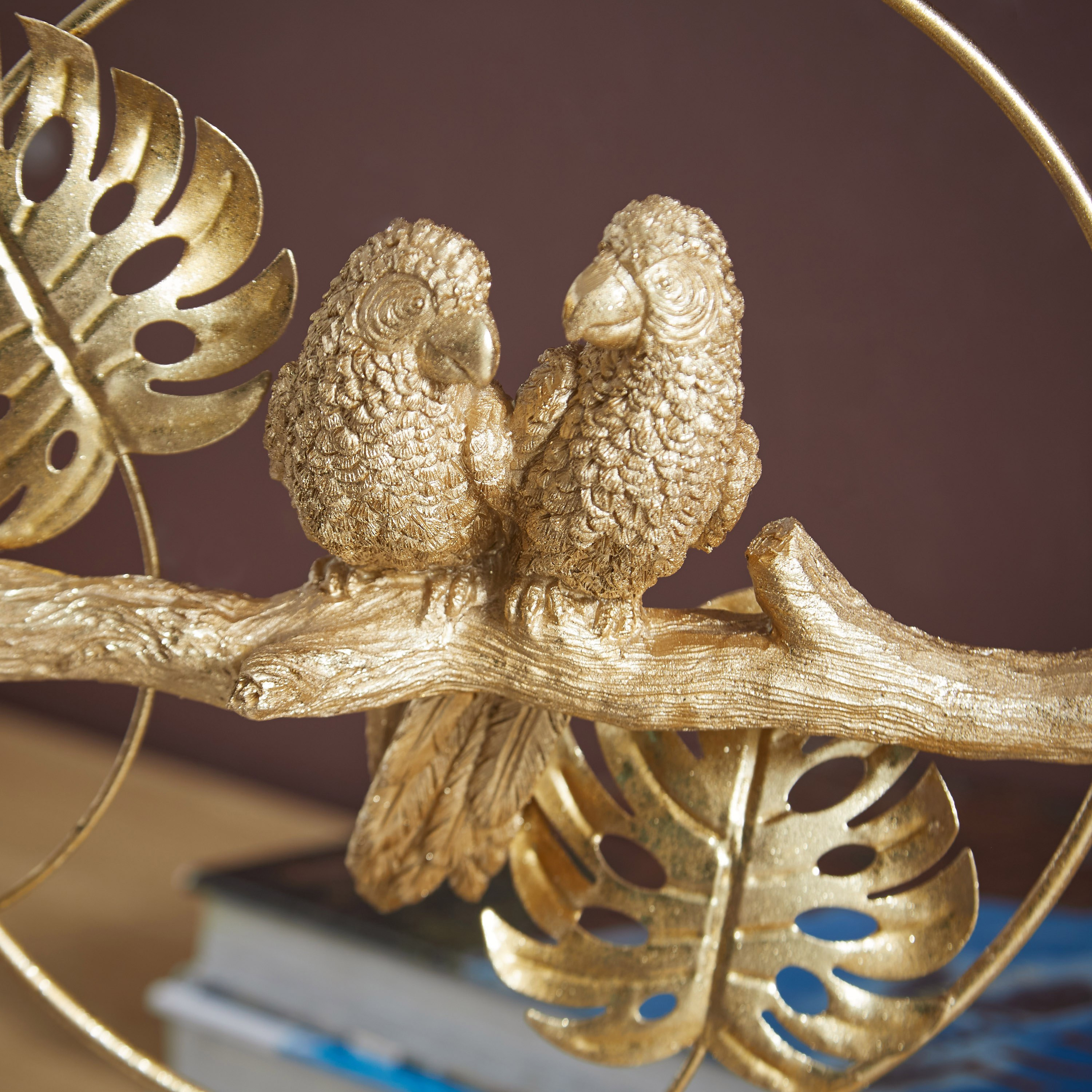 تمثال بولي ريزين على شكل ببغاوات من زوي - 30x13x40 سم-hbxhomeware-homedecor-figurinesandornaments-image-3
