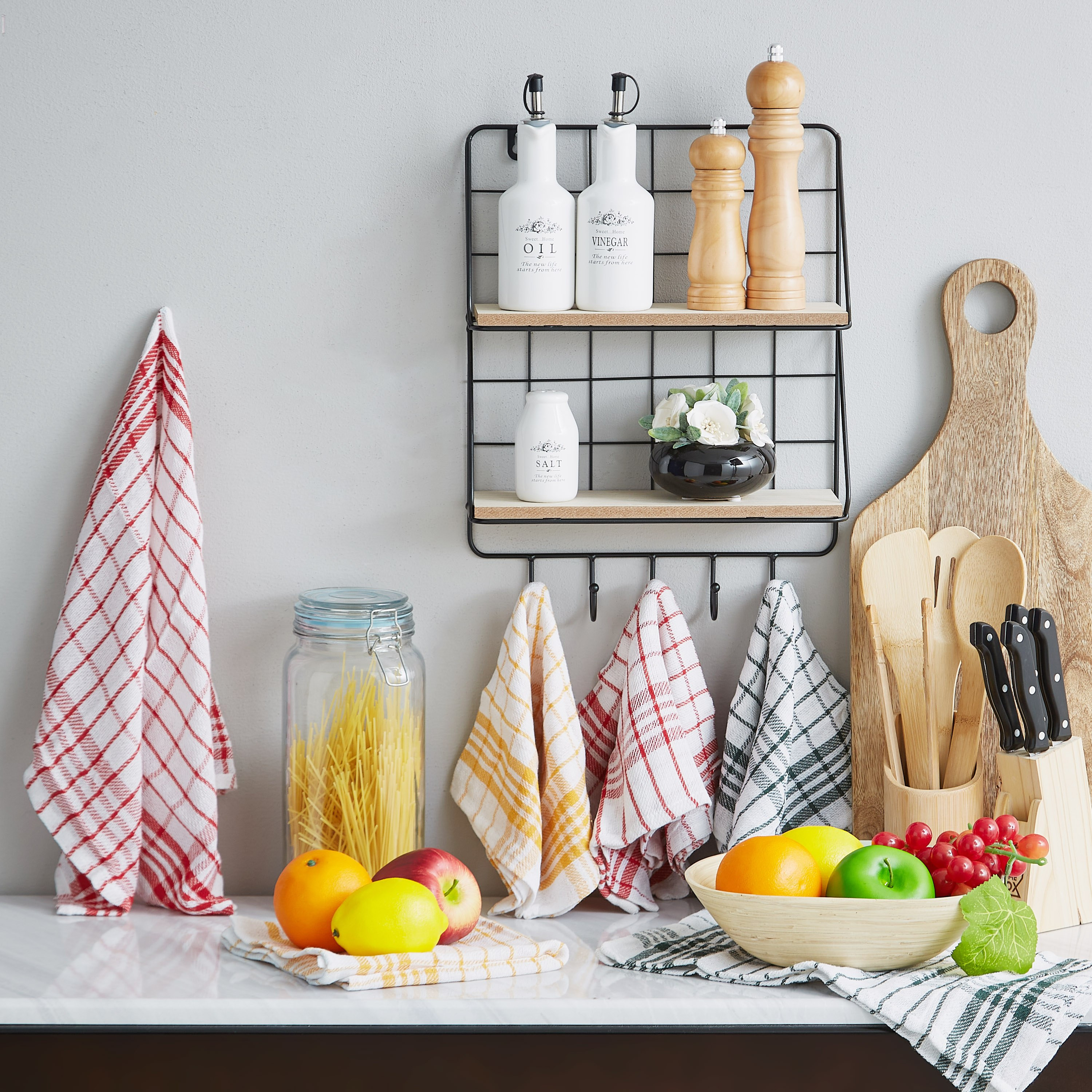 طقم مناشف مطبخ 6 قطع من ميترو - 40x60 سم-hbxhomeware-kitchenware-kitchenlinens-image-4