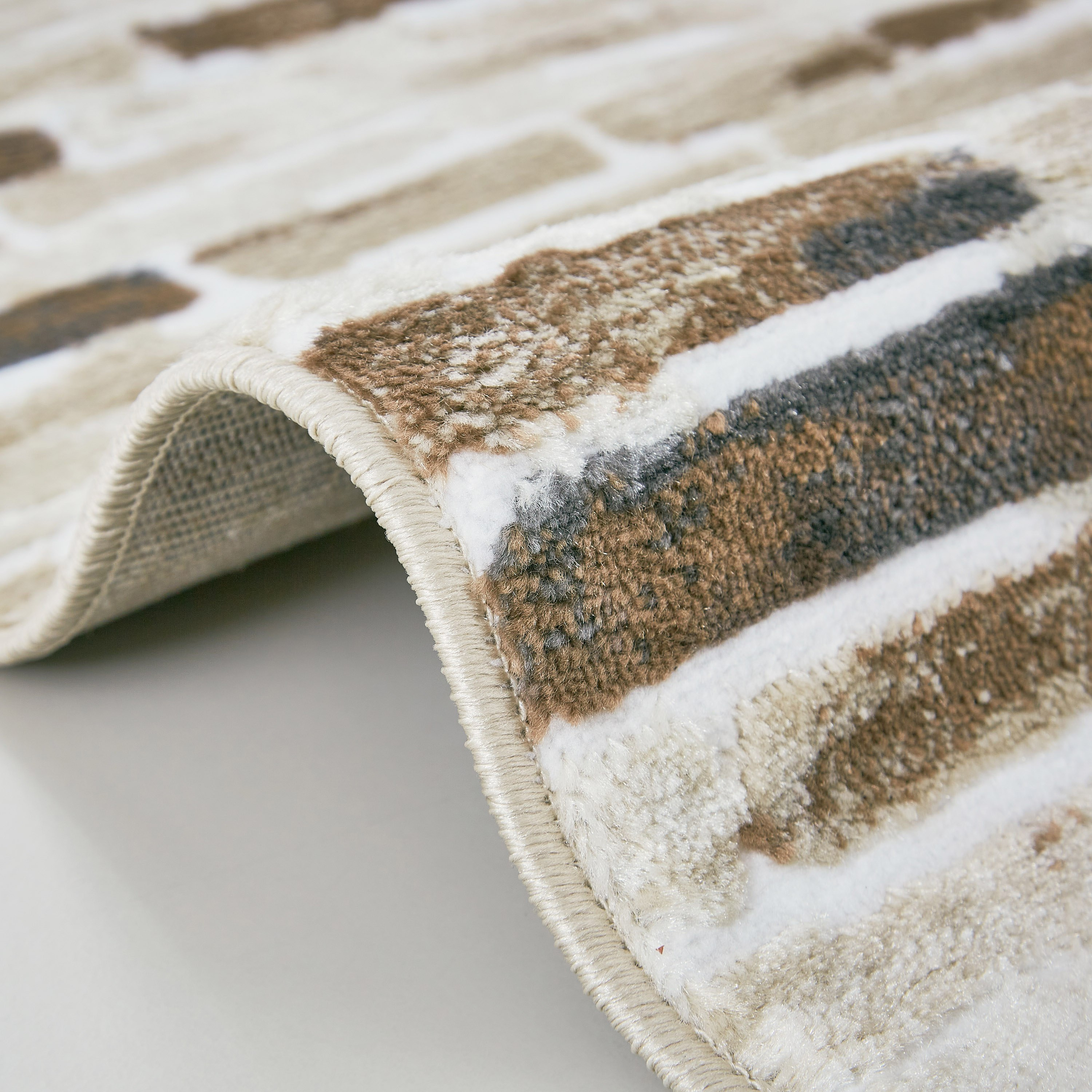 سجادة بولي بروبلين مقاومة للبقع جالن من مشاعل - 60x150 سم-hbxdecorandfurnishings-floorcoverings-rugs-image-3