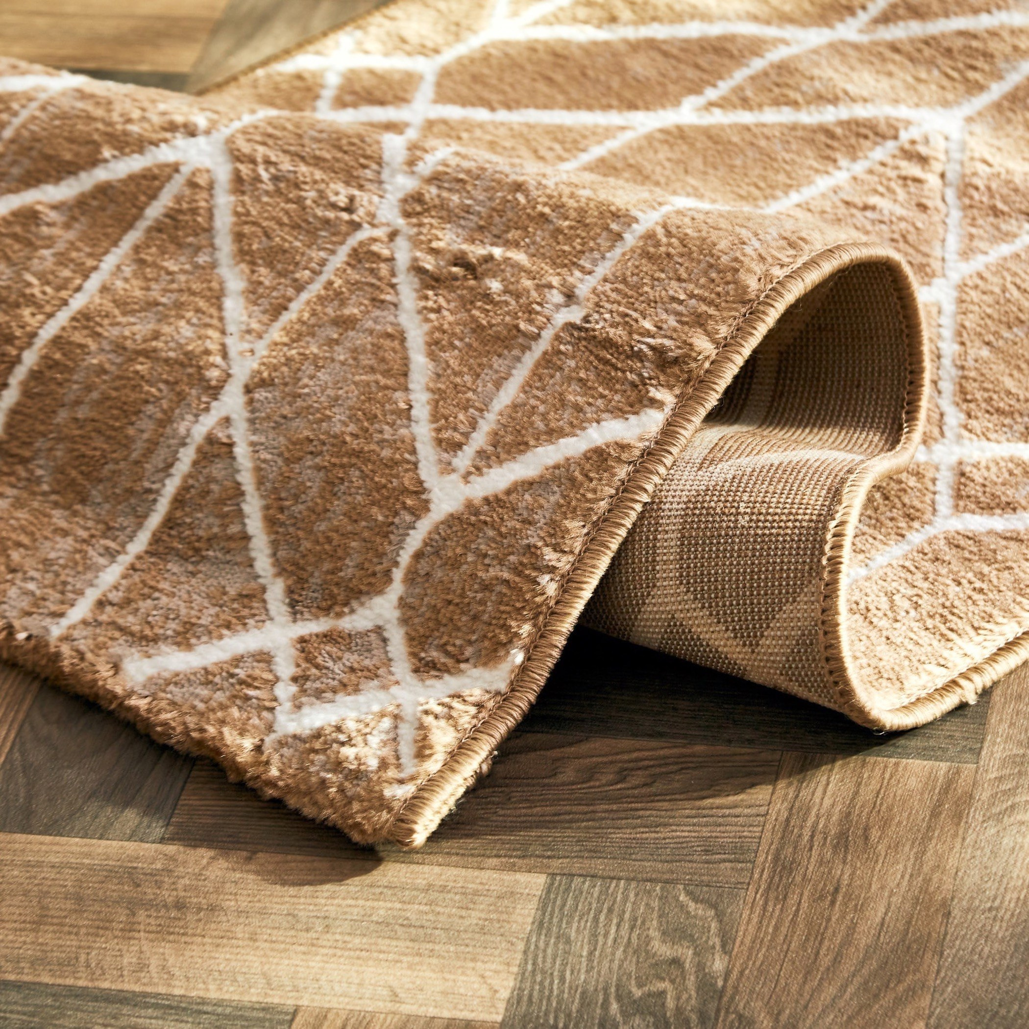 سجادة بولي بروبلين مقاومة للبقع من مشاعل جيران - 60x150 سم-hbxdecorandfurnishings-floorcoverings-rugs-image-3