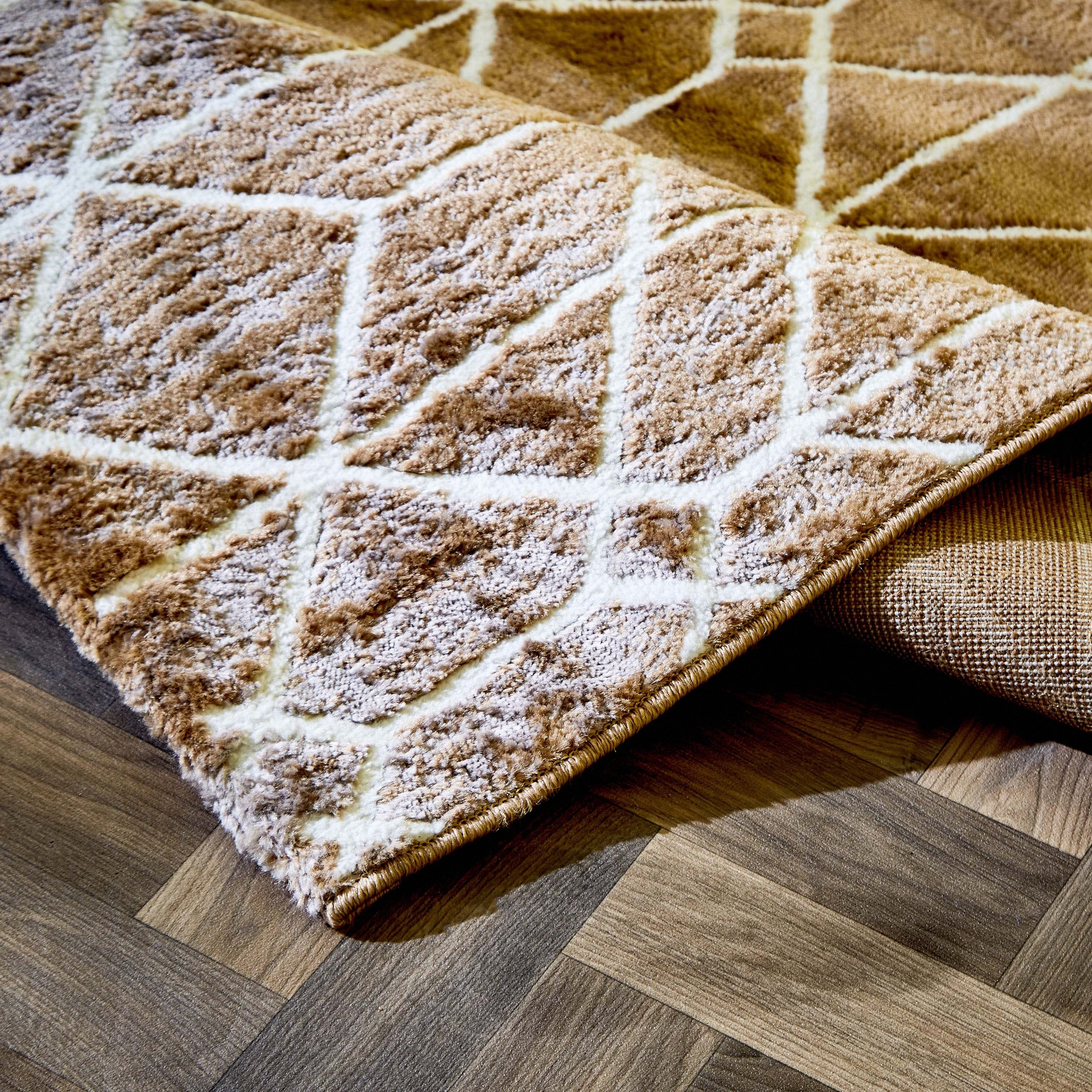 سجادة بولي بروبلين مقاومة للبقع من مشاعل جيران - 110x160 سم-hbxdecorandfurnishings-floorcoverings-rugs-image-4