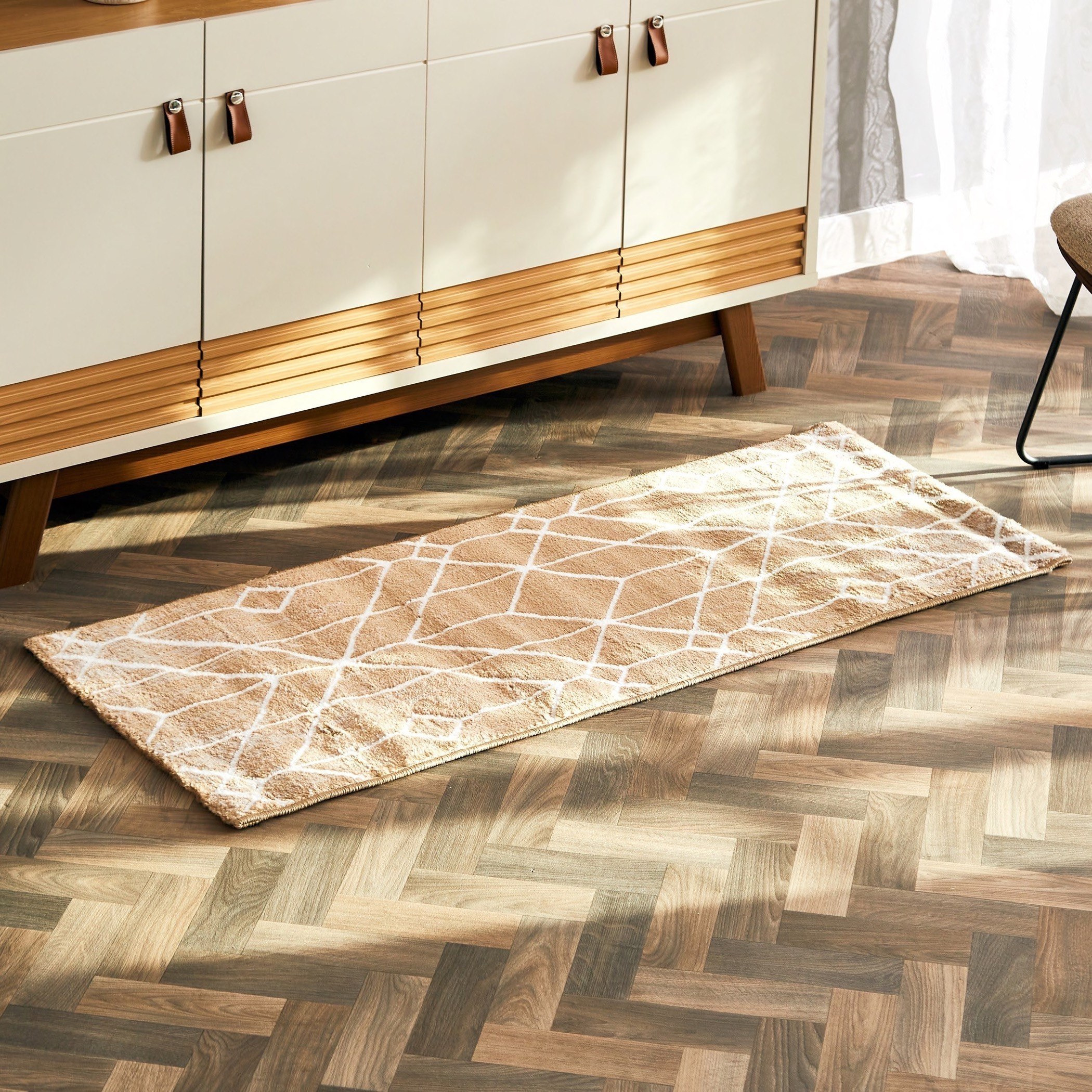 سجادة بولي بروبلين مقاومة للبقع من مشاعل جيران - 60x150 سم-hbxdecorandfurnishings-floorcoverings-rugs-image-1