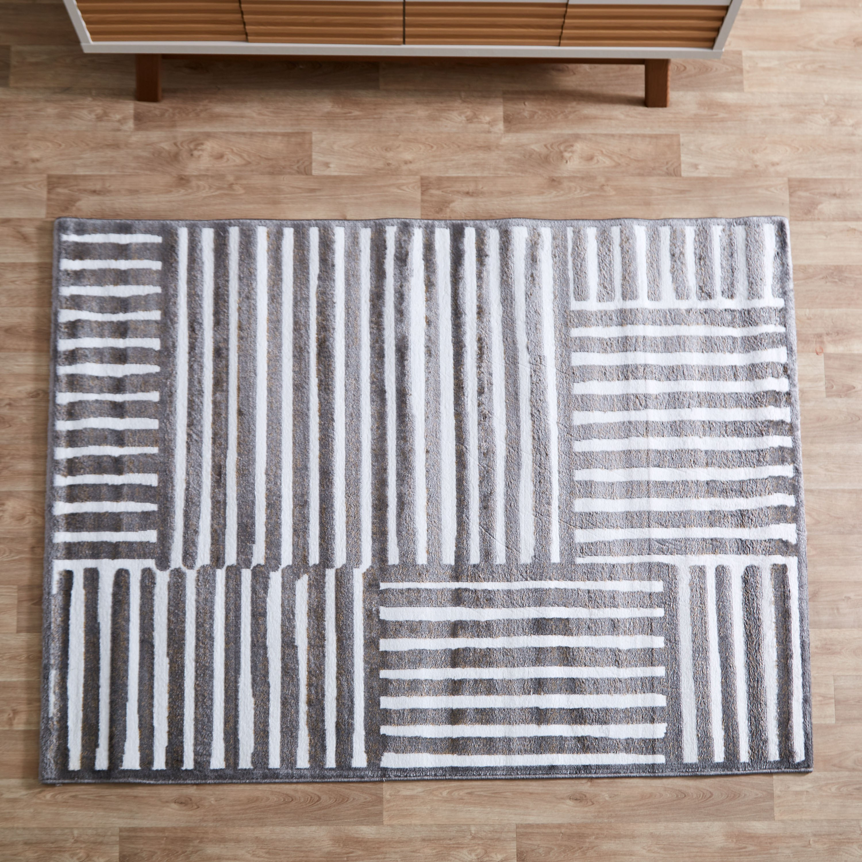 سجادة بولي بروبلين مقاومة للبقع من مشاعل ليون - 150x200 سم-hbxdecorandfurnishings-floorcoverings-rugs-image-1