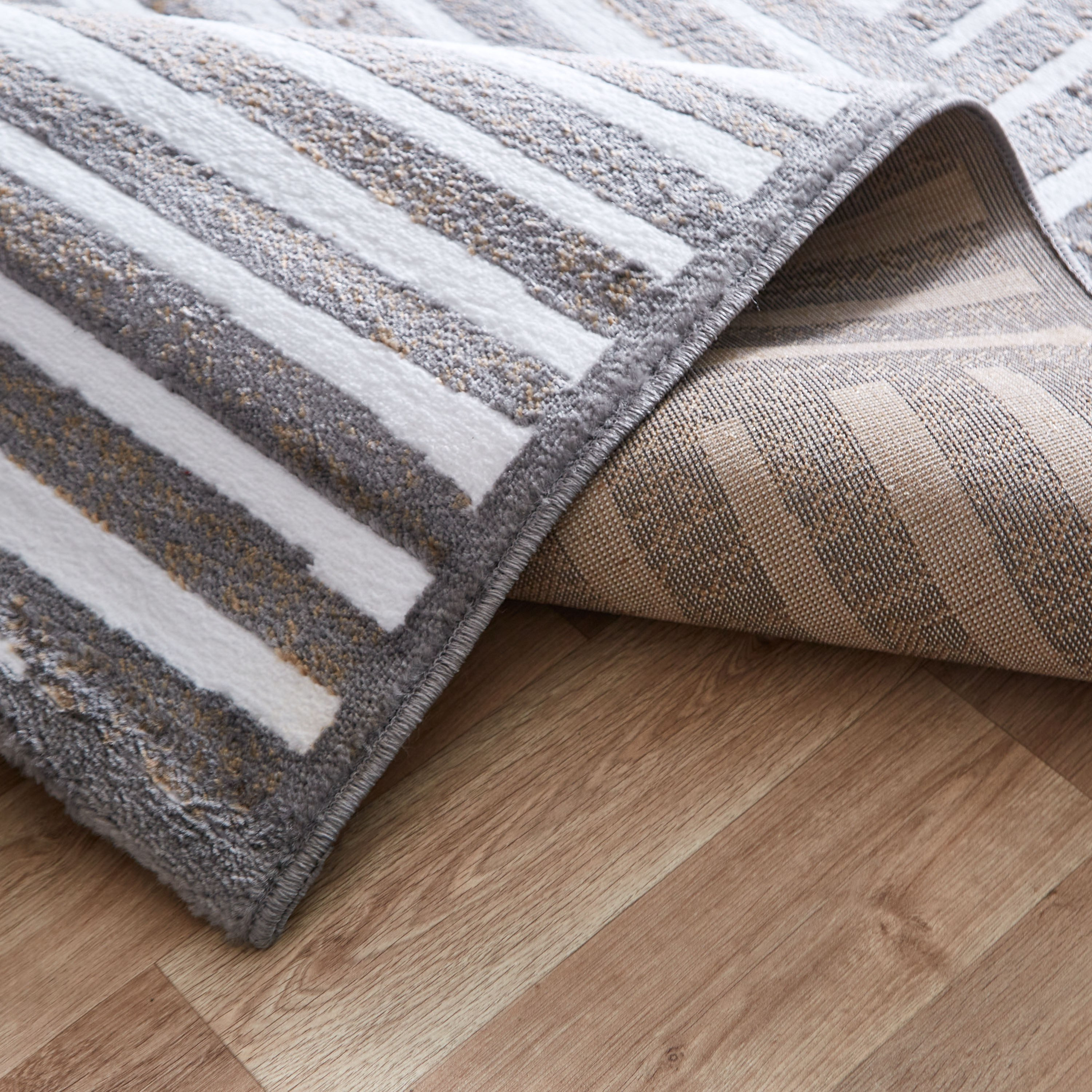 سجادة بولي بروبلين مقاومة للبقع من مشاعل ليون - 150x200 سم-hbxdecorandfurnishings-floorcoverings-rugs-image-3