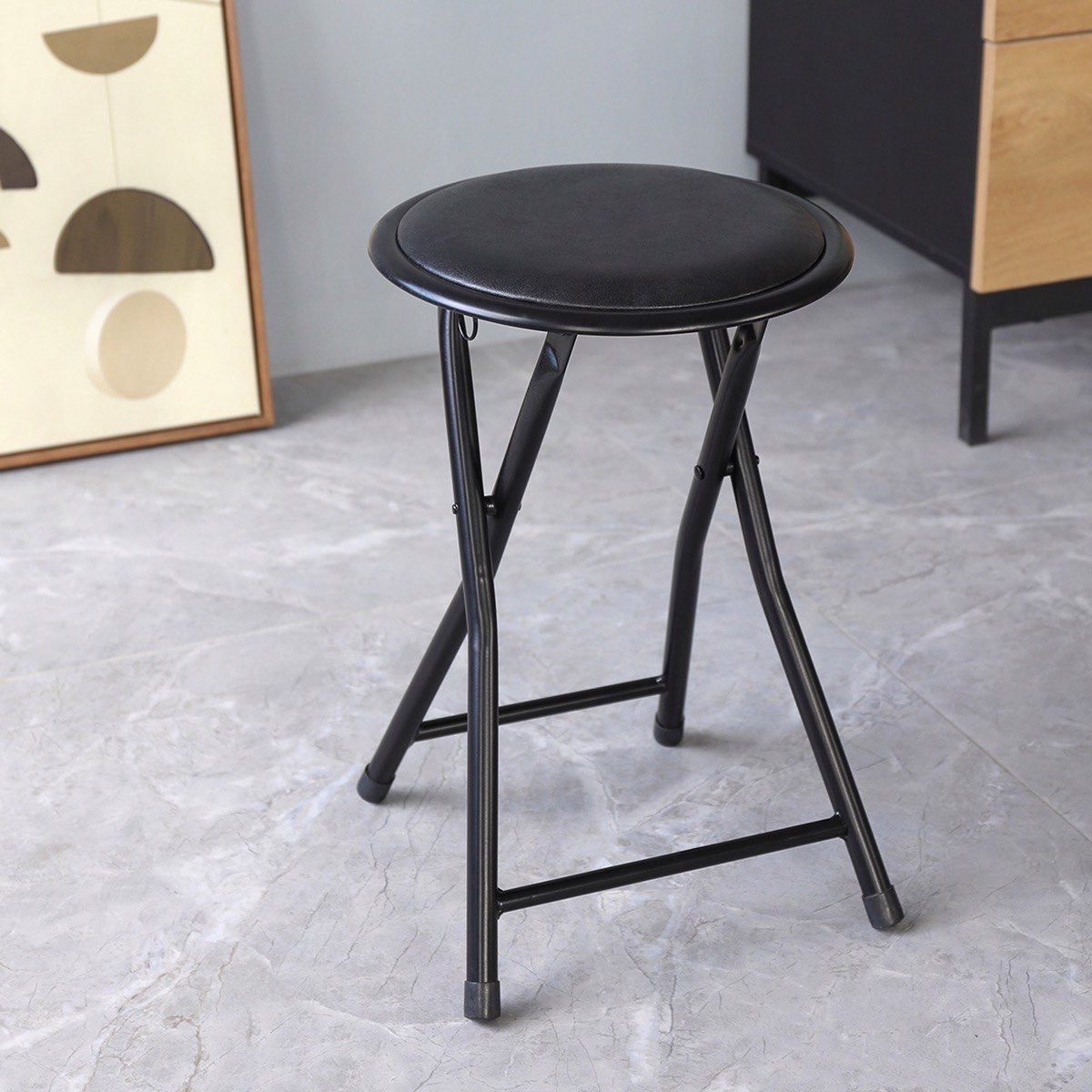 Joy Folding Stool-hbxlivingroom-sofasandarmchairs-ottomansandfootstools-image-1