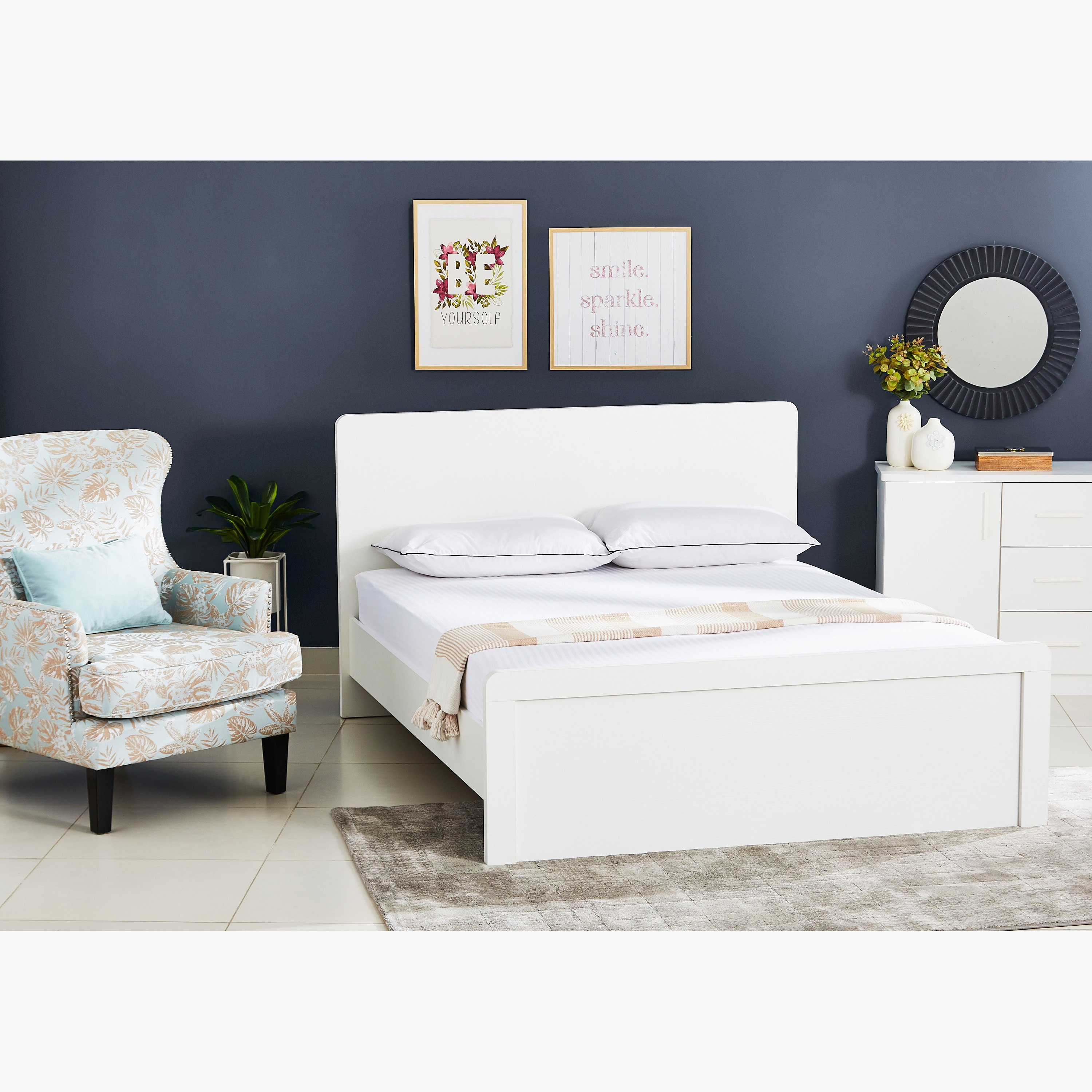 شرشف مطّاطي كينج مخطّط ستان من هاميلتون -180x200+33 سم-hbxhomeware-hbxbedroom-image-5