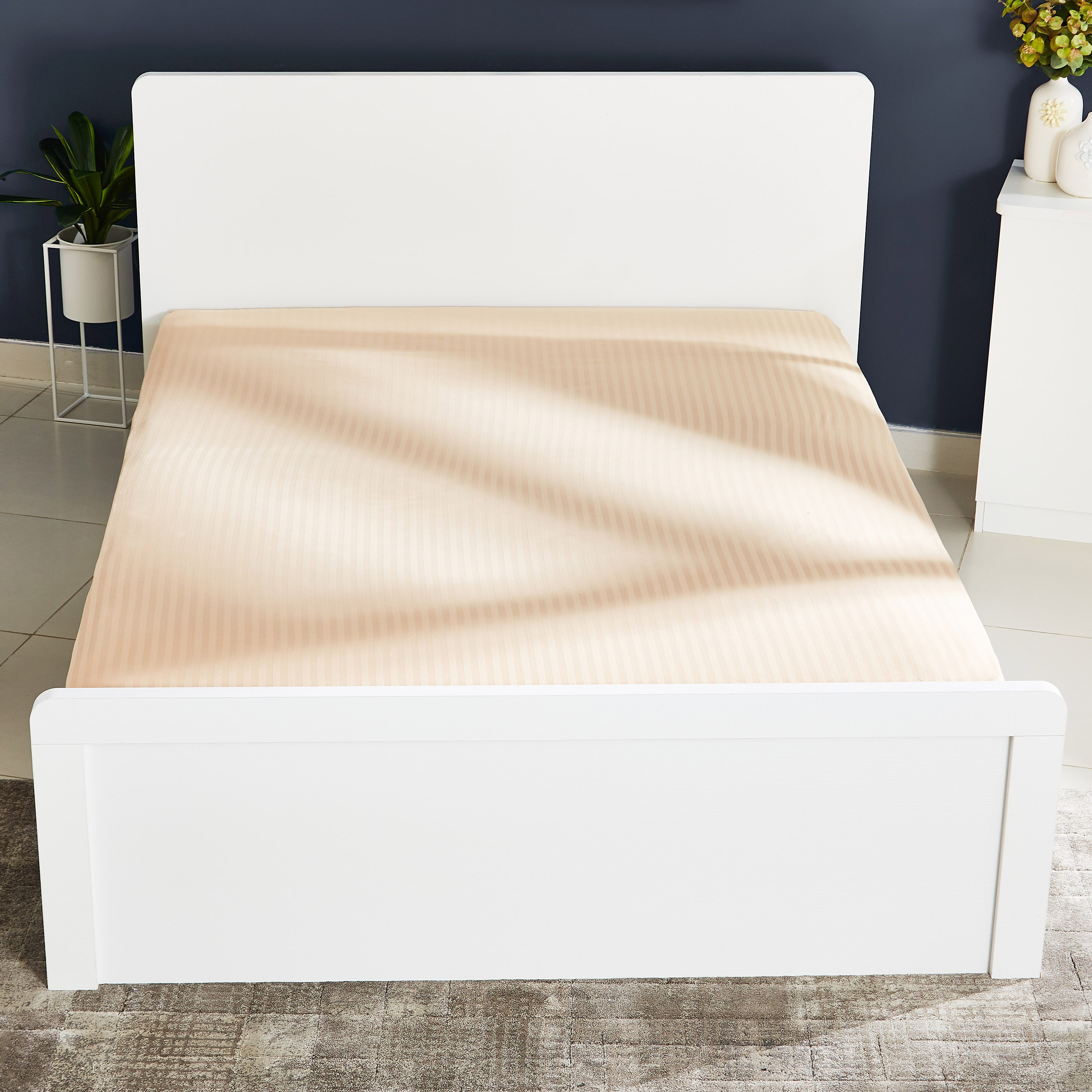 شرشف مطاطي سوبر كينج مخطّط ستان من هاميلتون - 200x200+33 سم-hbxhomeware-hbxbedroom-image-2
