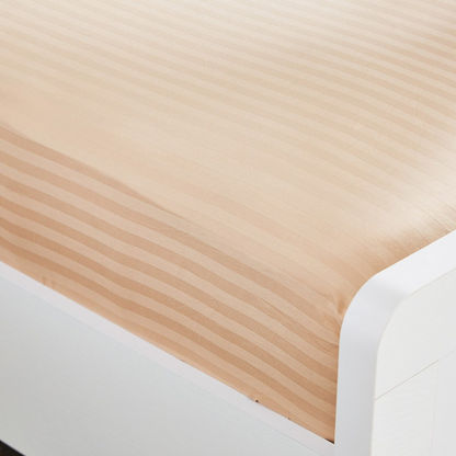 Hamilton Satin Stripe Super King Fitted Sheet - 200x200+33 cm-Sheets and Pillow Covers-image-2