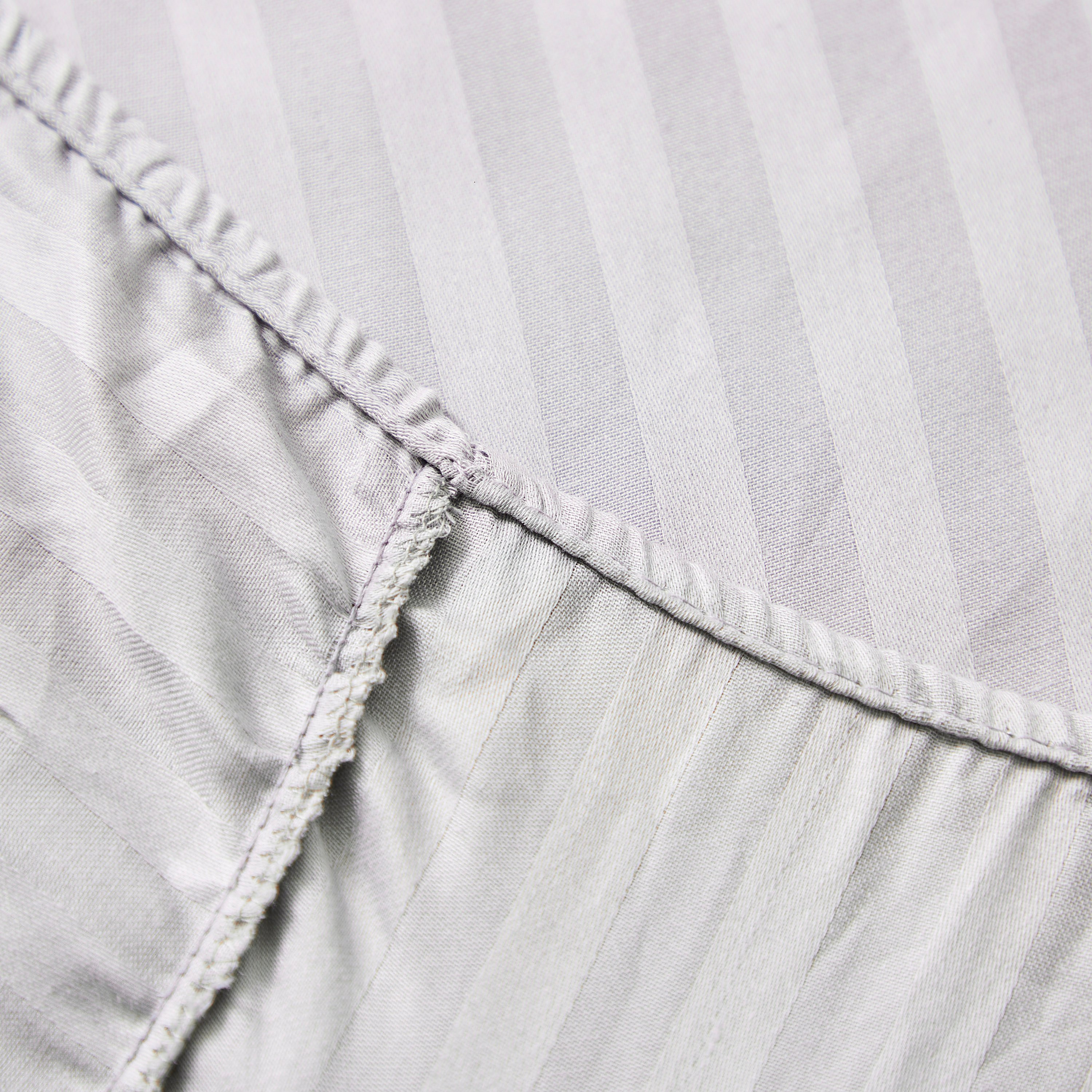Hamilton Satin Striped Twin Fitted Sheet - 120x200+33 cm-hbxhomeware-hbxbedroom-image-4