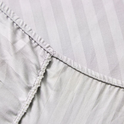 Hamilton Satin Striped Twin Fitted Sheet - 120x200+33 cms