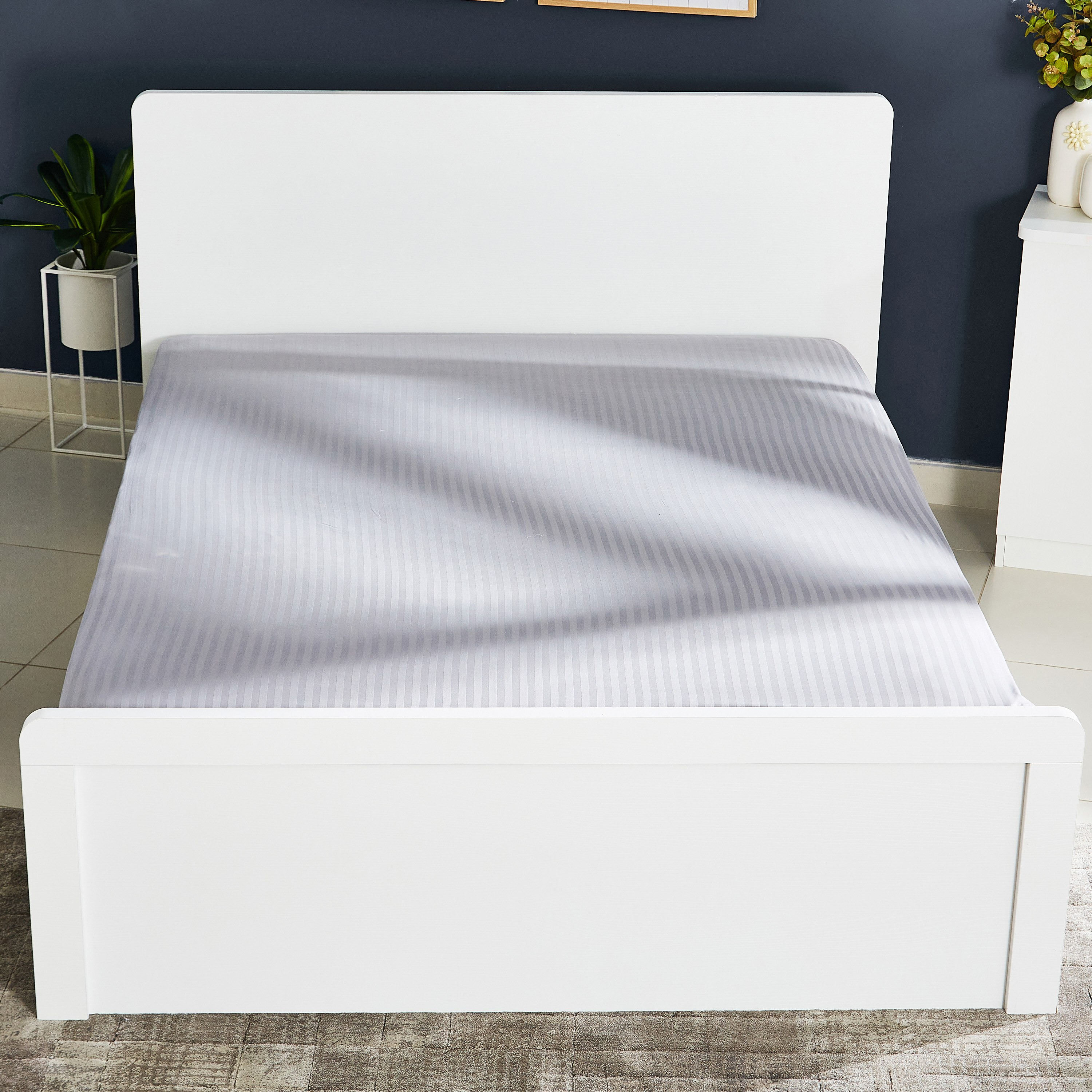 شرشف مطّاطي كينج ساتن مخطّط من هاميلتون -180x200+33 سم-hbxhomeware-hbxbedroom-image-2