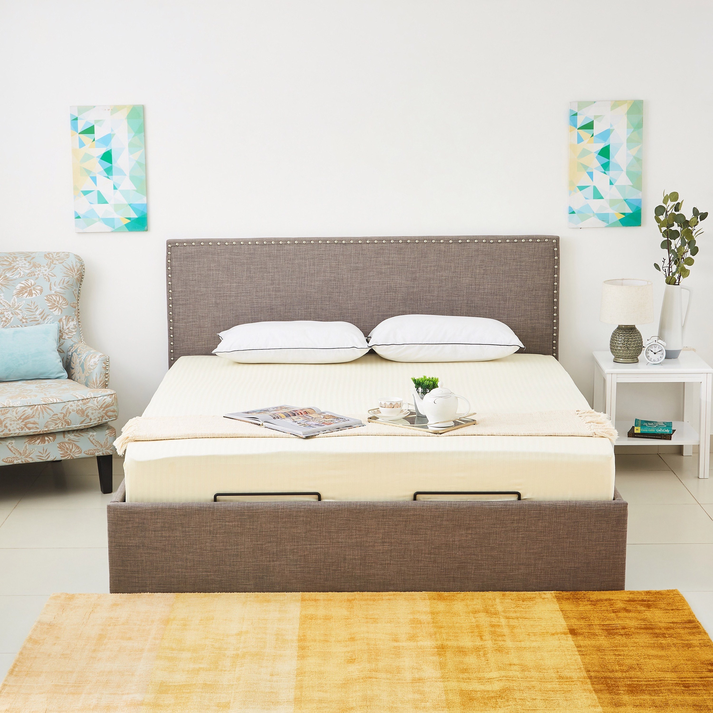 شرشف مطاطي سوبر كينج مخطط ساتن من هاميلتون - 200x200+33 سم-hbxhomeware-hbxbedroom-image-5