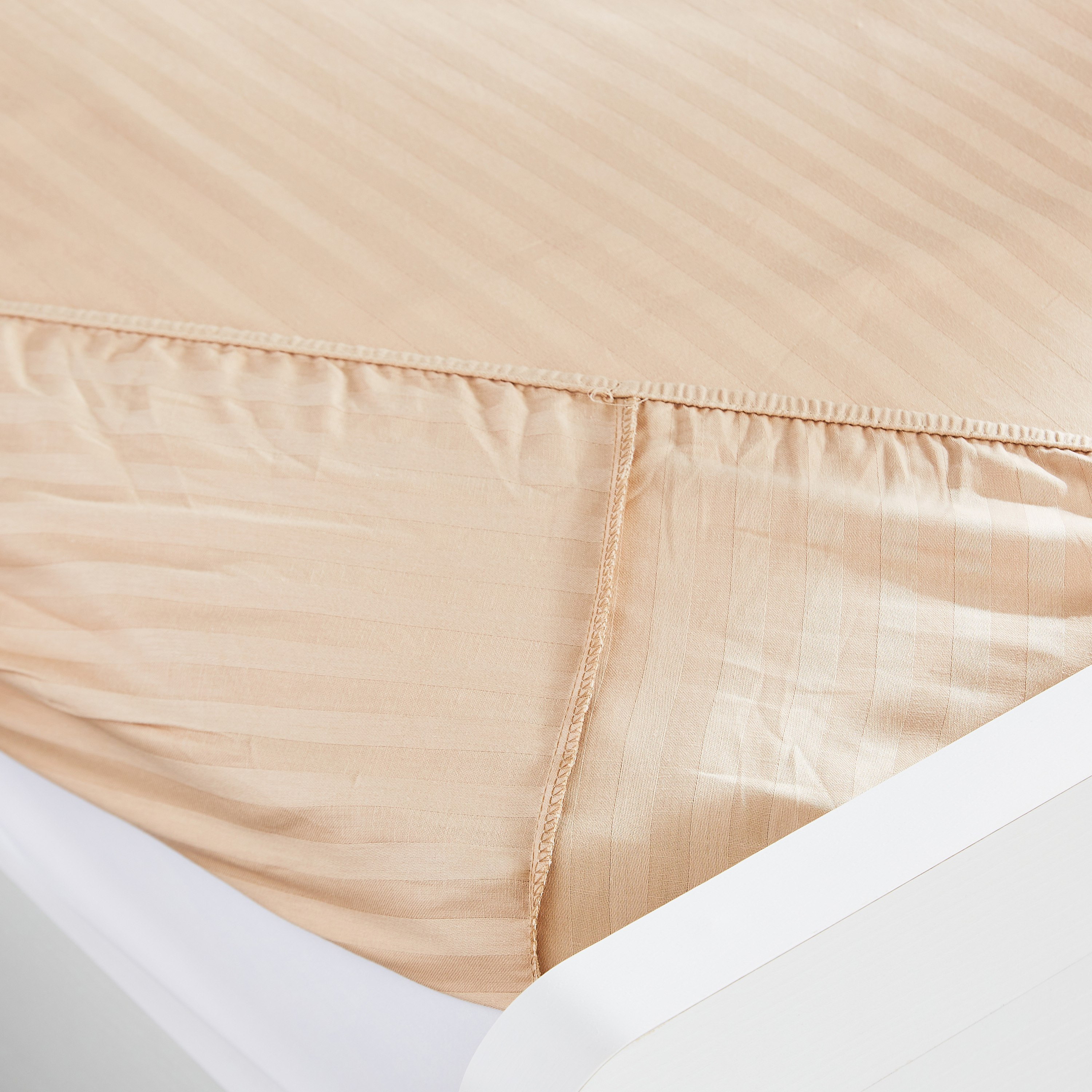 Hamilton Satin Striped King Cotton Fitted Sheet - 180x210+33 cm-hbxhomeware-hbxbedroom-image-4