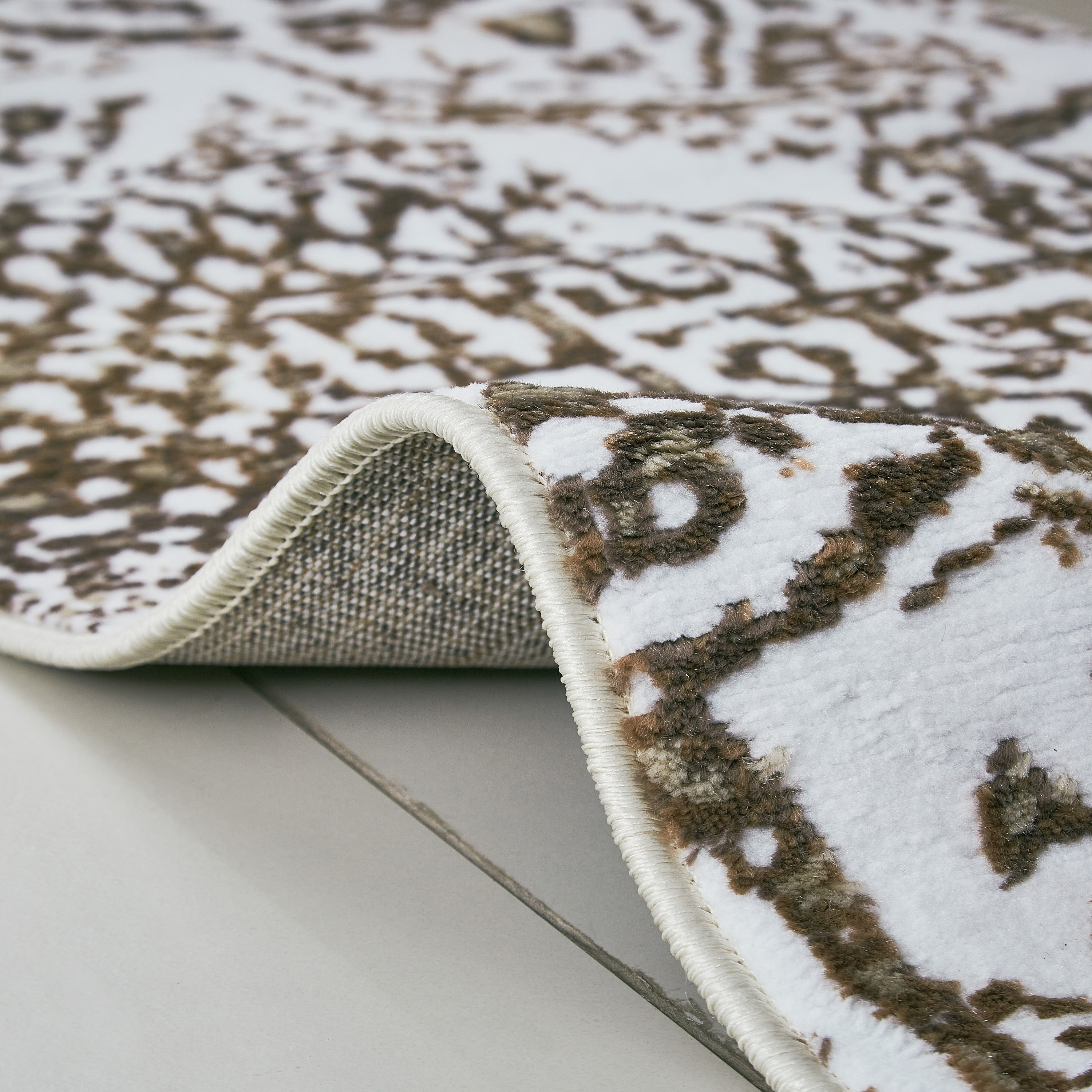 سجادة بولي بروبلين مقاومة للبقع من ماهرين داميان - 60x150 سم-hbxdecorandfurnishings-floorcoverings-rugs-image-3