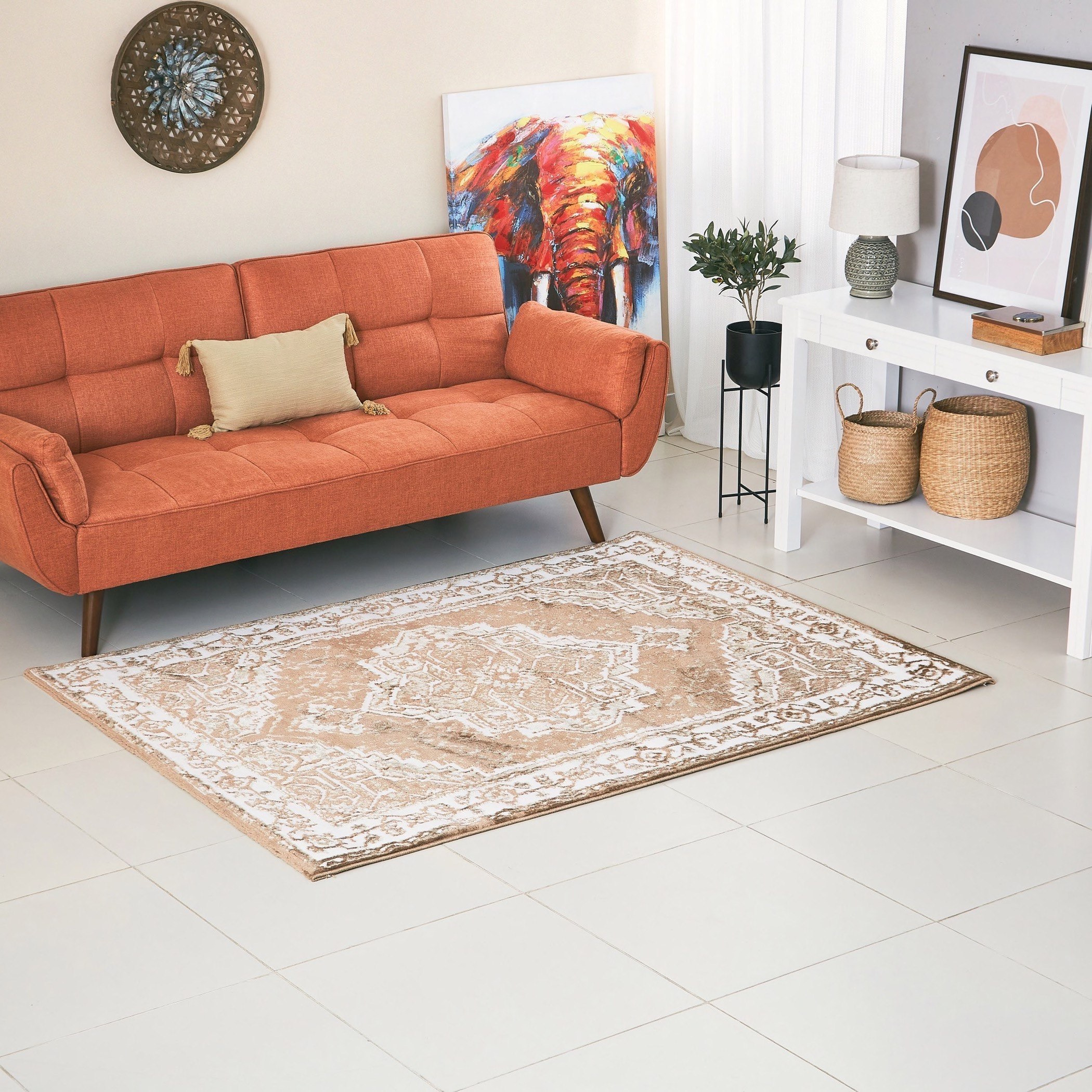 سجادة بولي بروبلين مقاومة للبقع أهورا من ماهرين - 150x200 سم-hbxdecorandfurnishings-floorcoverings-rugs-image-4