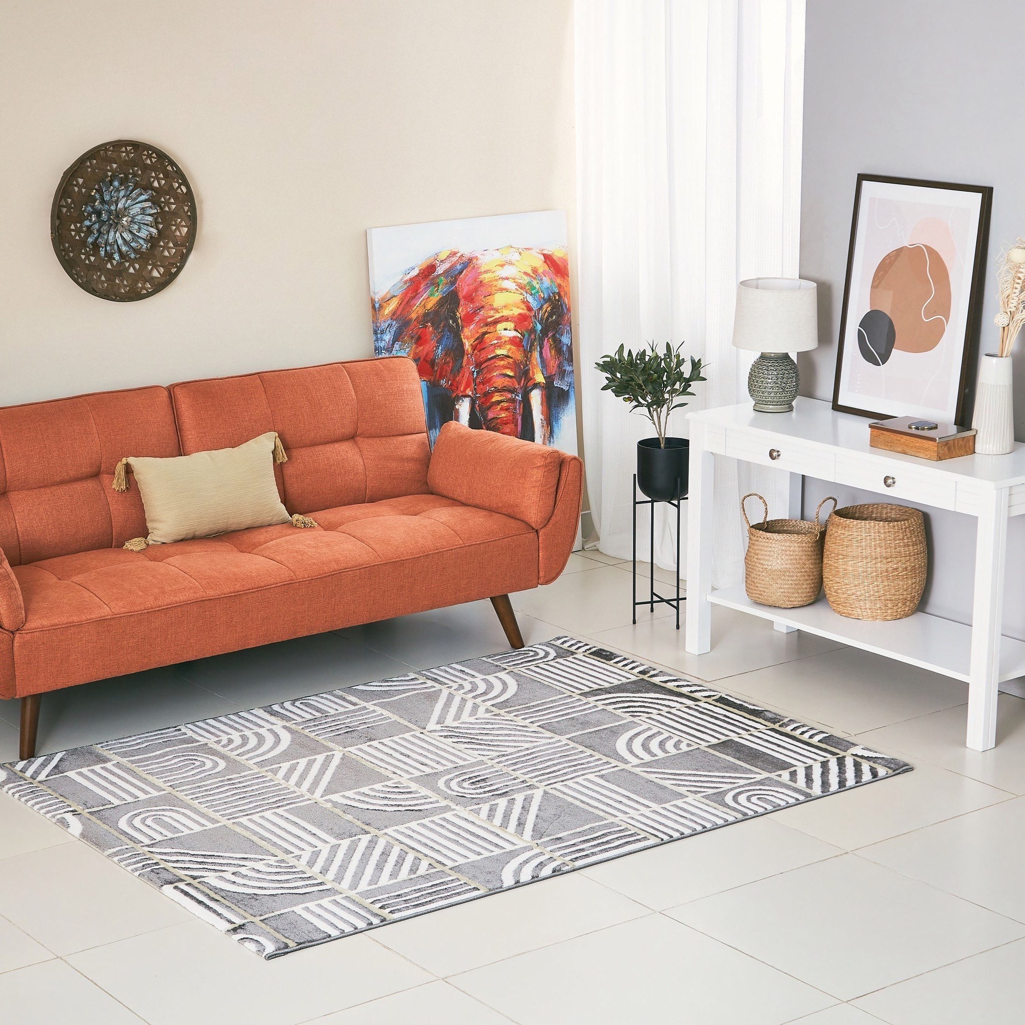 سجادة بولي بروبلين مقاومة للبقع من ماهرين فارس - 150x200 سم-hbxdecorandfurnishings-floorcoverings-rugs-image-4
