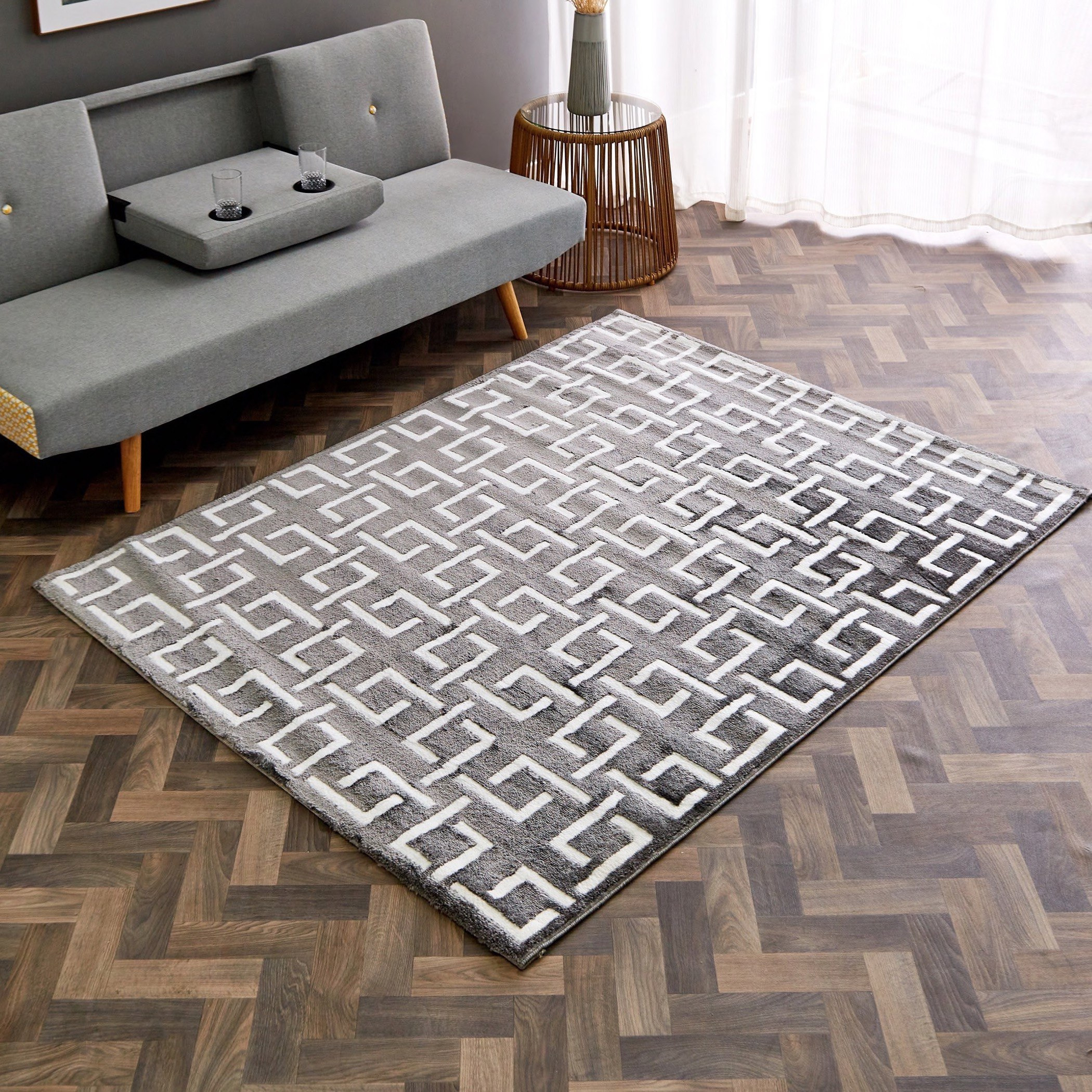 سجادة بولي بروبلين مقاومة للبقع من زايان ماسون - 150x200 سم-hbxdecorandfurnishings-floorcoverings-rugs-image-1