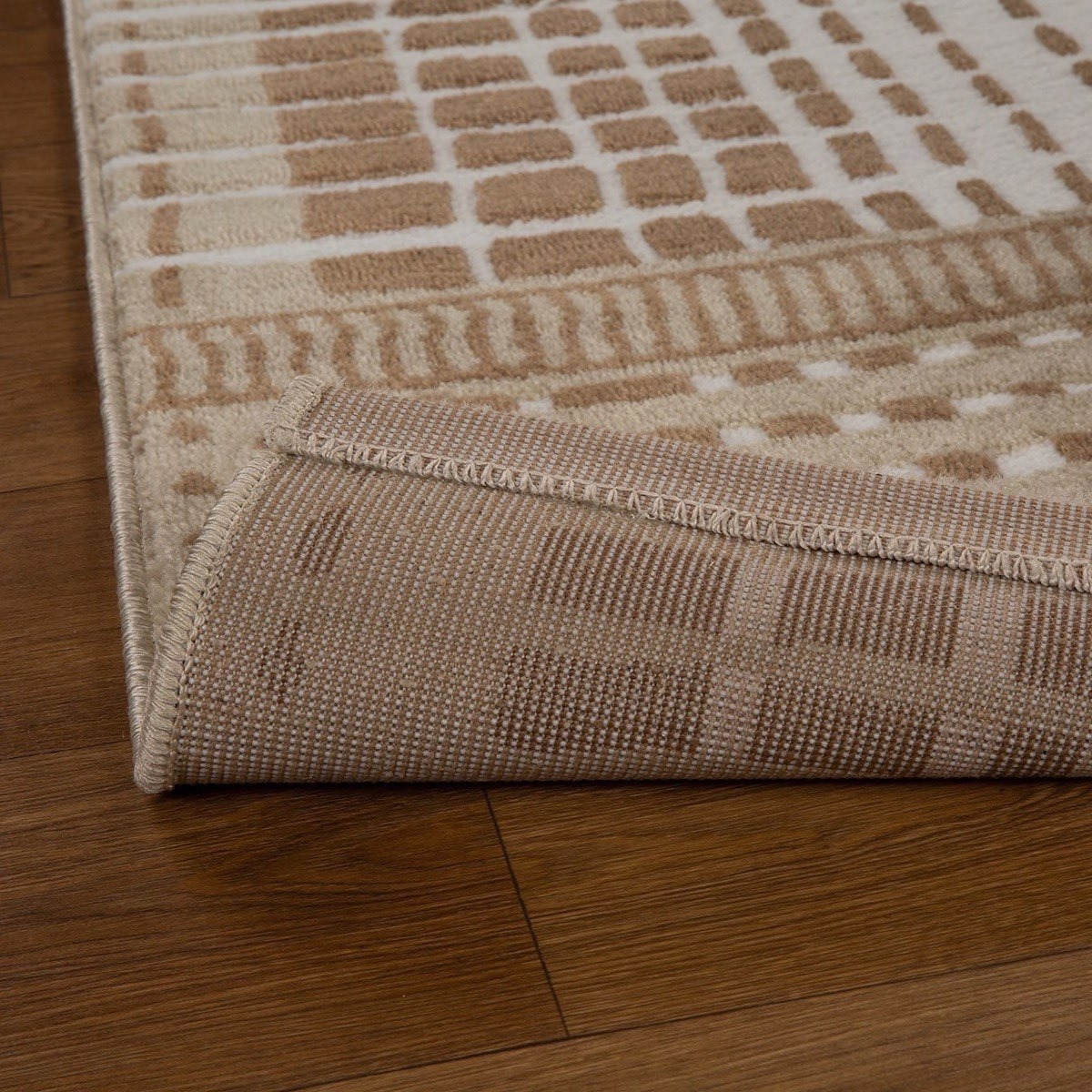 Zayaan Axel Stain Resistant Polypropylene Rug - 60x150 cm-hbxdecorandfurnishings-floorcoverings-rugs-image-3