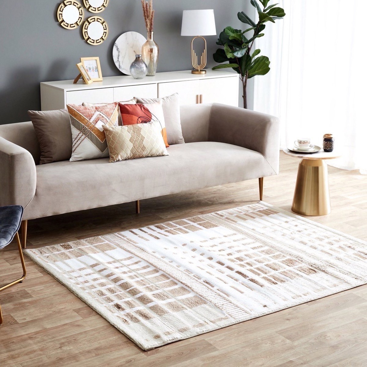 سجادة بولي بروبلين مقاومة للبقع من زايان أكسل - 150x200 سم-hbxdecorandfurnishings-floorcoverings-rugs-image-1