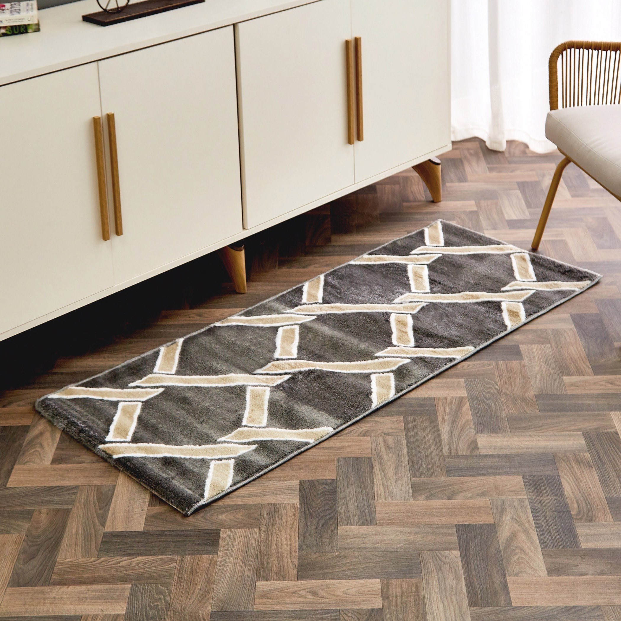 سجادة بولي بروبلين مقاومة للبقع من زايان سايلر - 60x150 سم-hbxdecorandfurnishings-floorcoverings-rugs-image-1