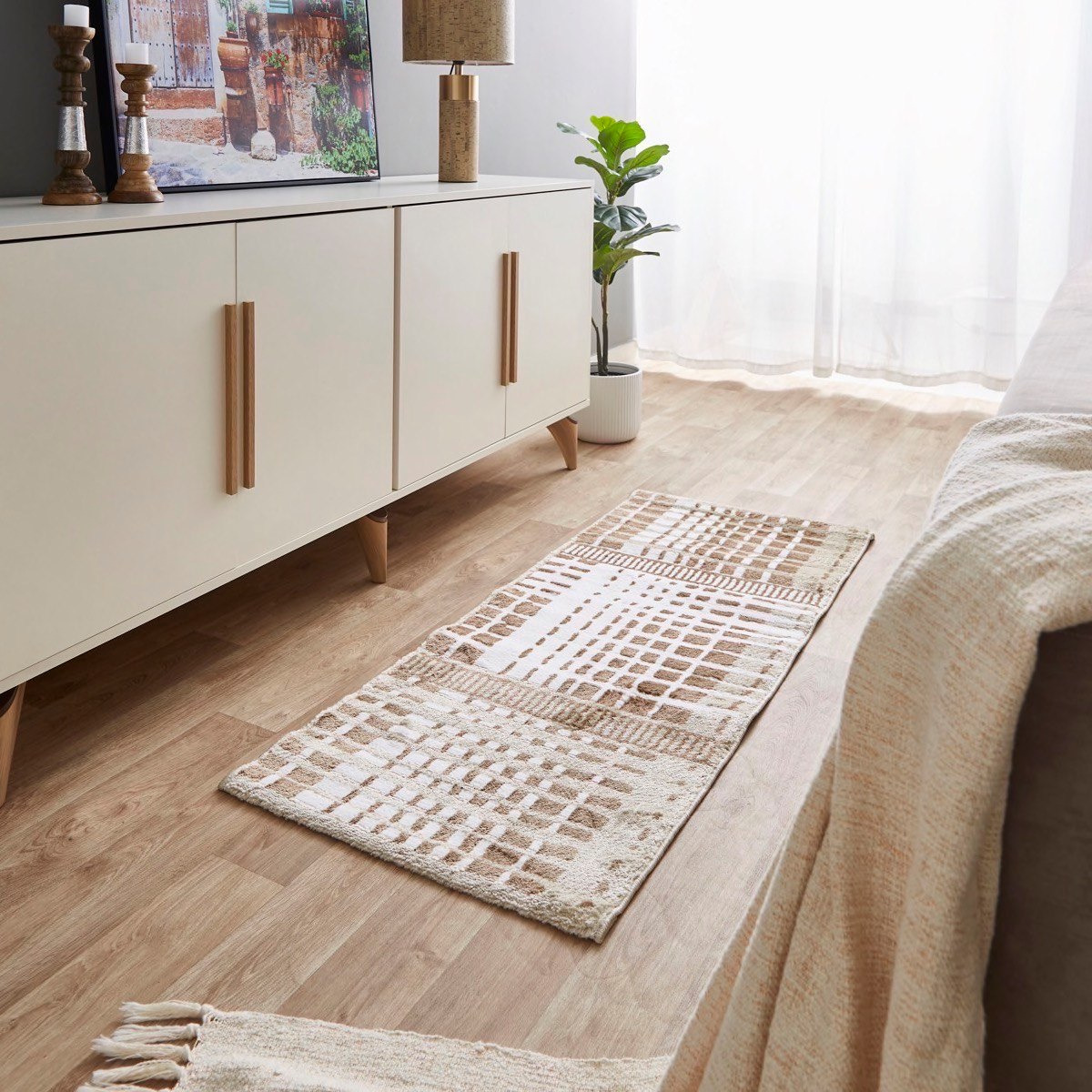 سجادة بولي بروبلين مقاومة للبقع من زايان أكسل - 60x150 سم-hbxdecorandfurnishings-floorcoverings-rugs-image-6